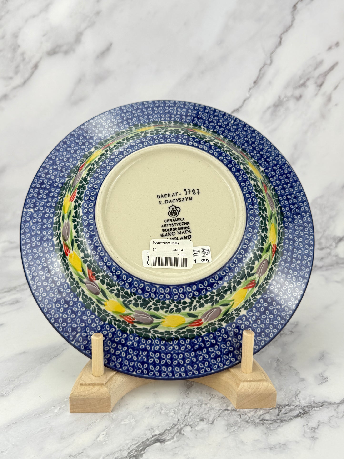 Unikat Soup / Pasta Plate - Shape 14 - Pattern U3787