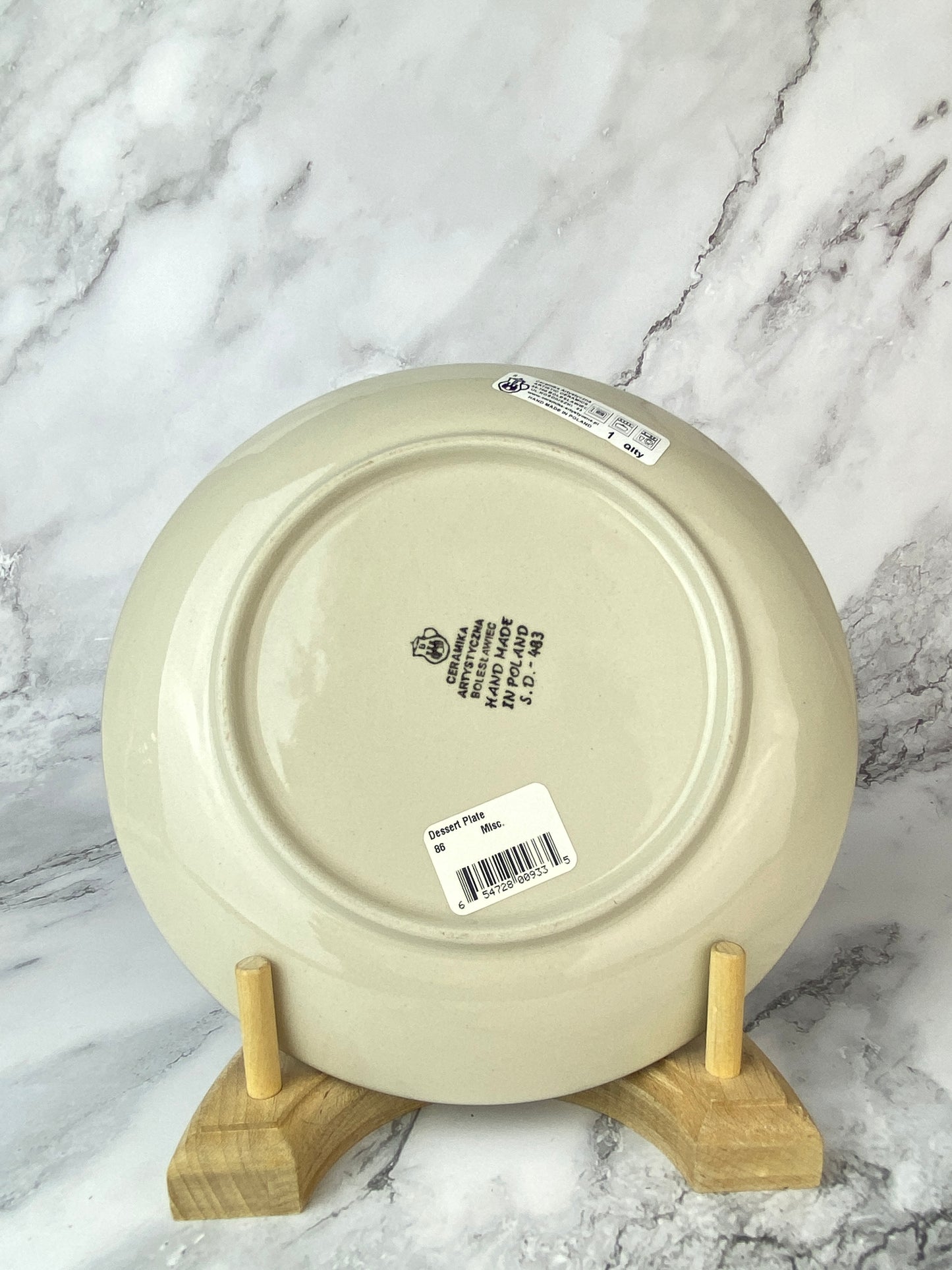 8” Dessert Plate - Shape 86 - Pattern 2286