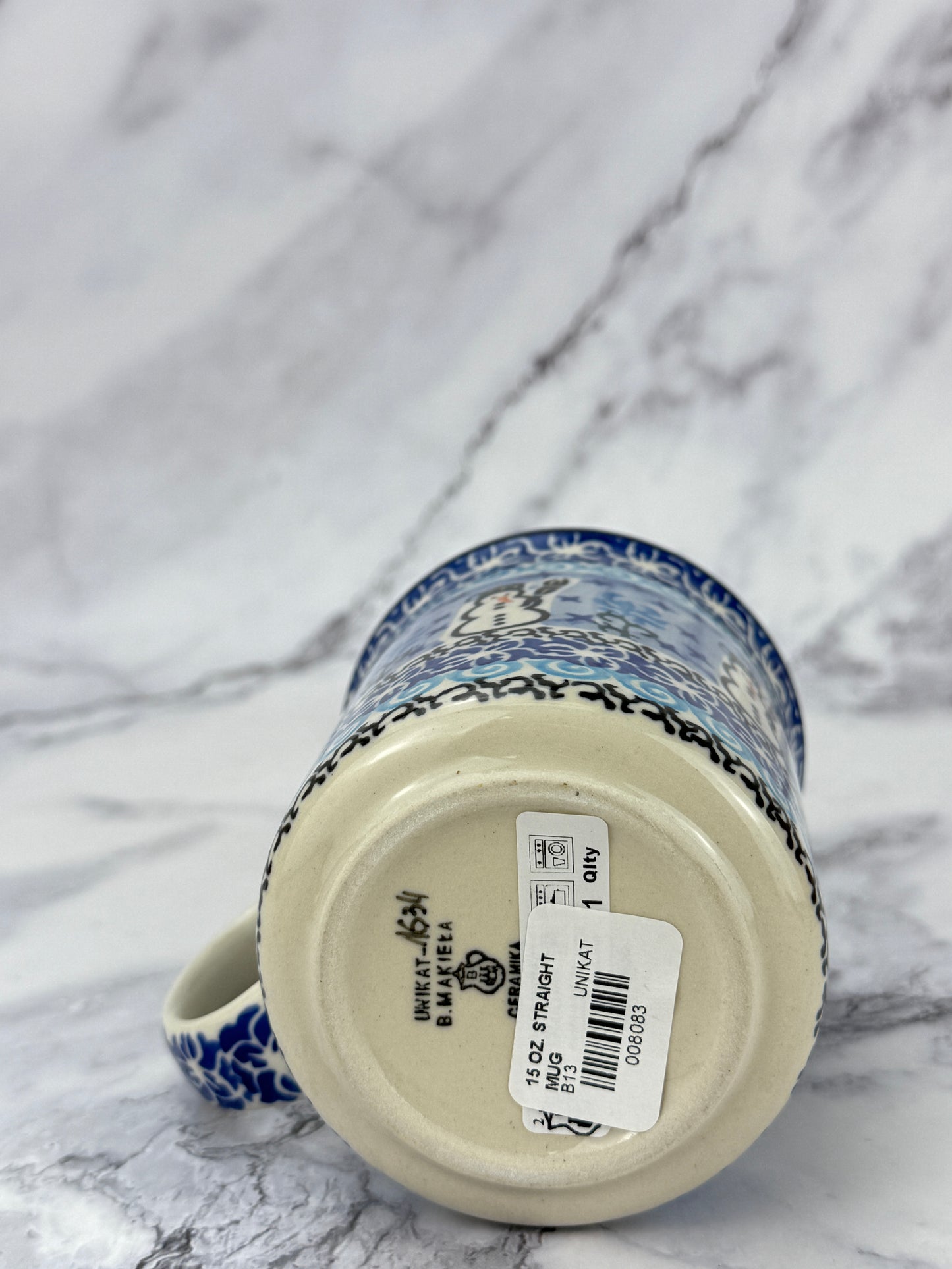 15oz Unikat Straight Mug - Shape B13 - Pattern U1634