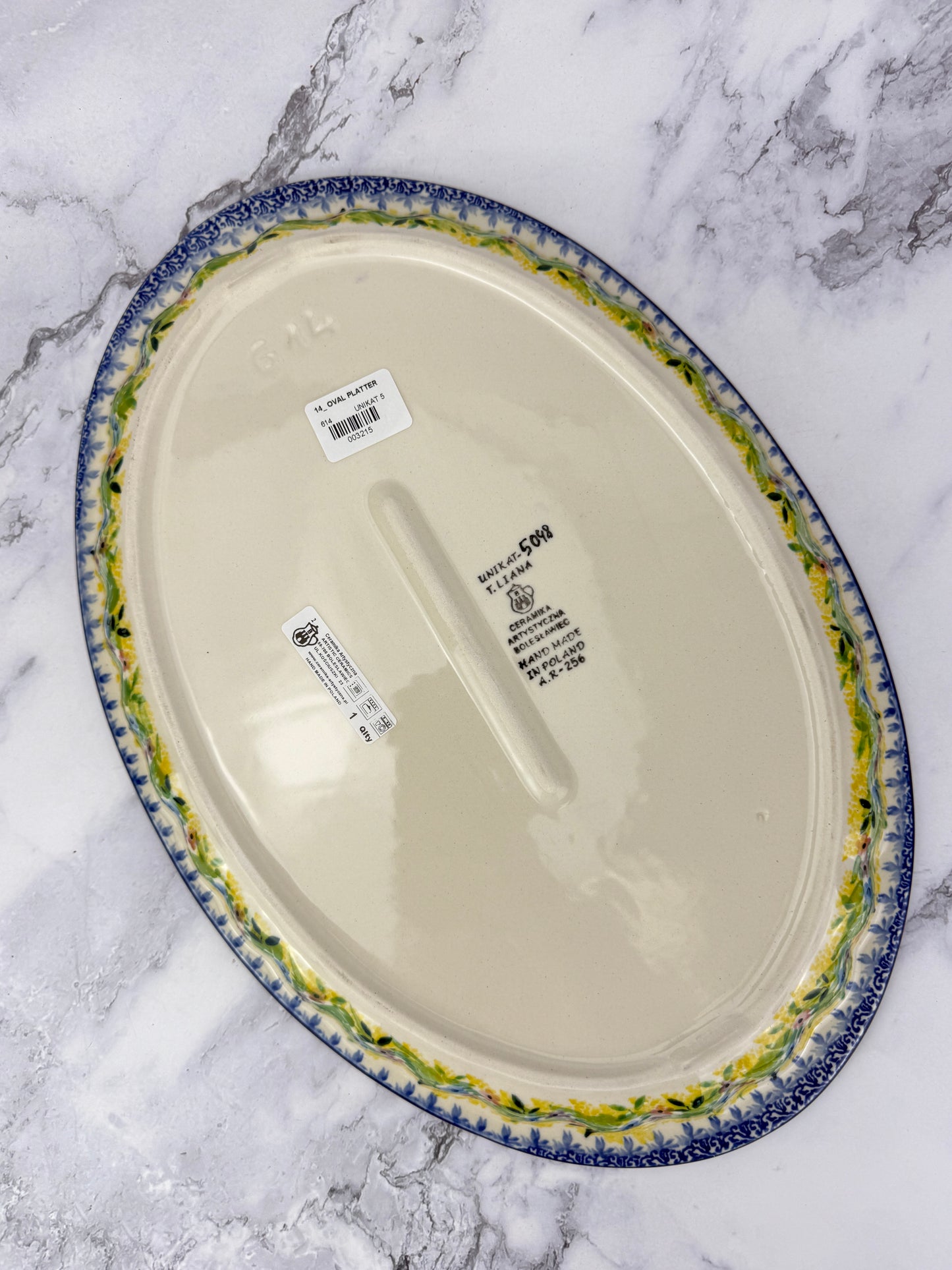 Unikat Oval Platter - Shape 614 - Pattern U5048