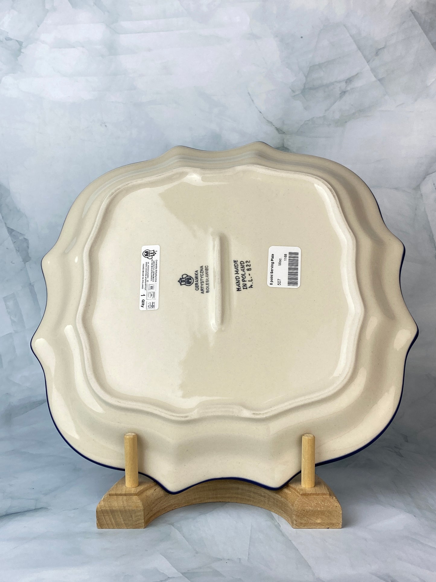 8 Pointed Platter/ Plate - Shape 507 - Pattern 2974