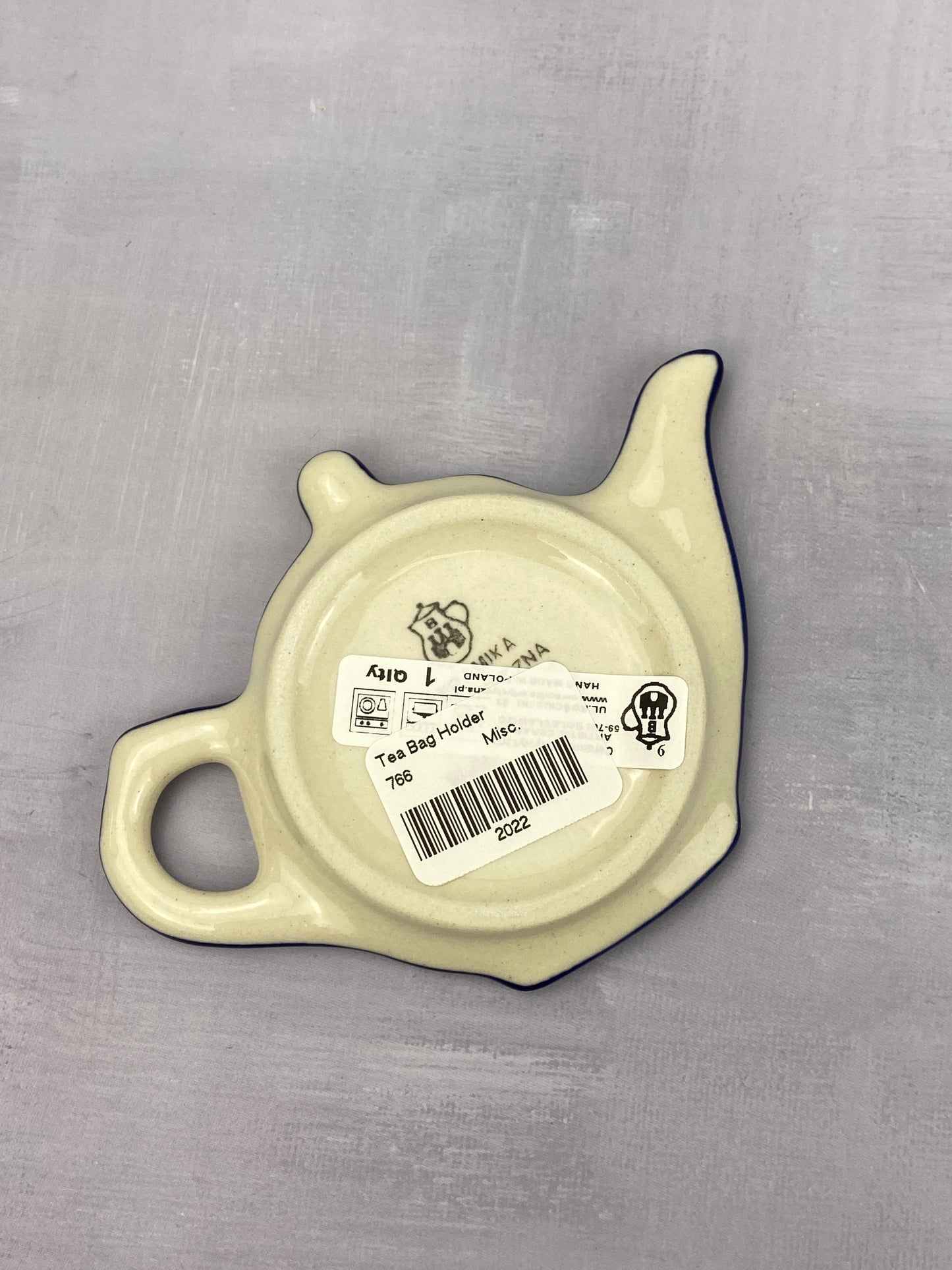 SALE Tea Bag Holder - Shape 766 - Pattern 2875