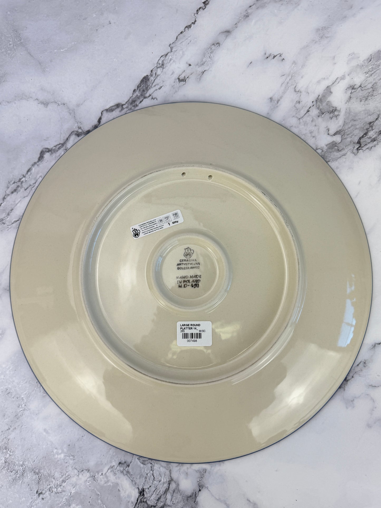 14" Round Platter - Shape 265 - Pattern 2751