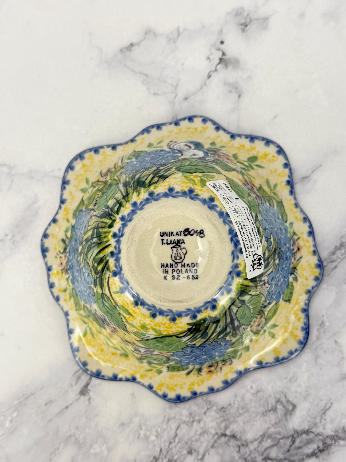 Small Flared Unikat Bowl - Shape A80 - Pattern U5048