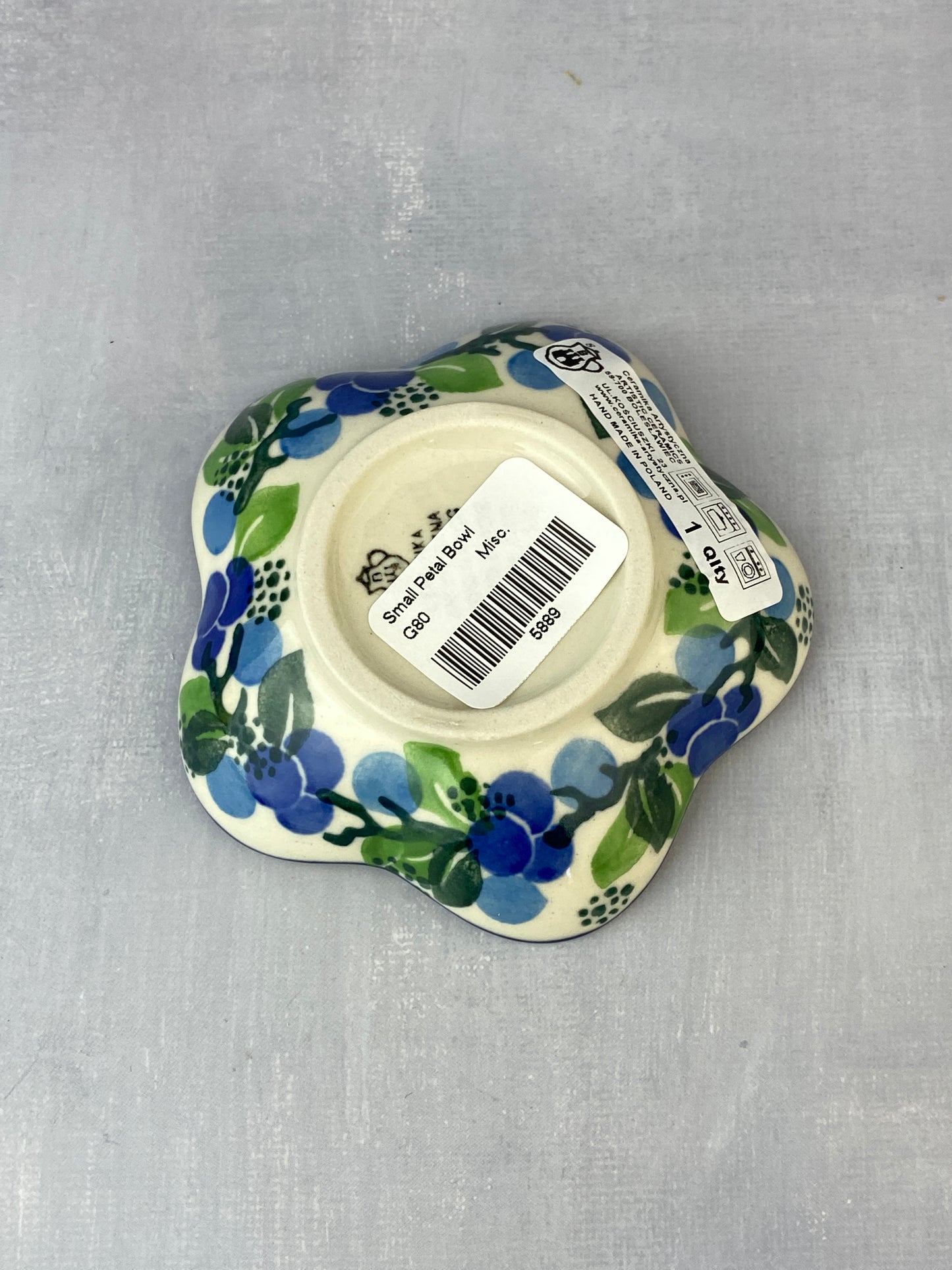 Mini Flower Bowl - Shape G80 - Pattern 1416