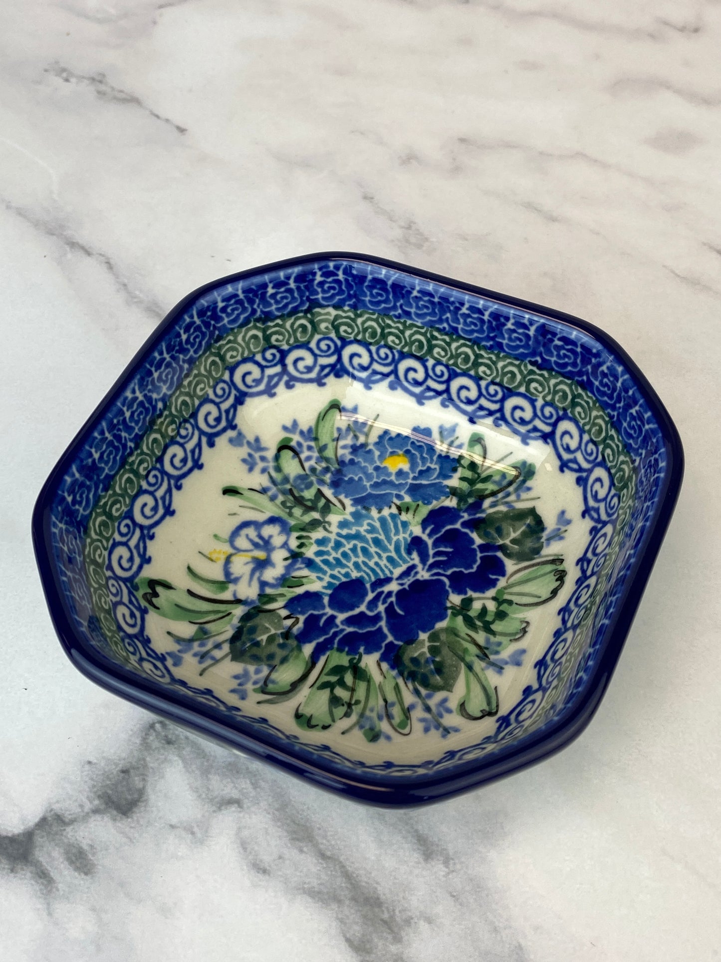 Small Unikat Square Ramekin/ Dish- Shape 516 - Pattern U5138