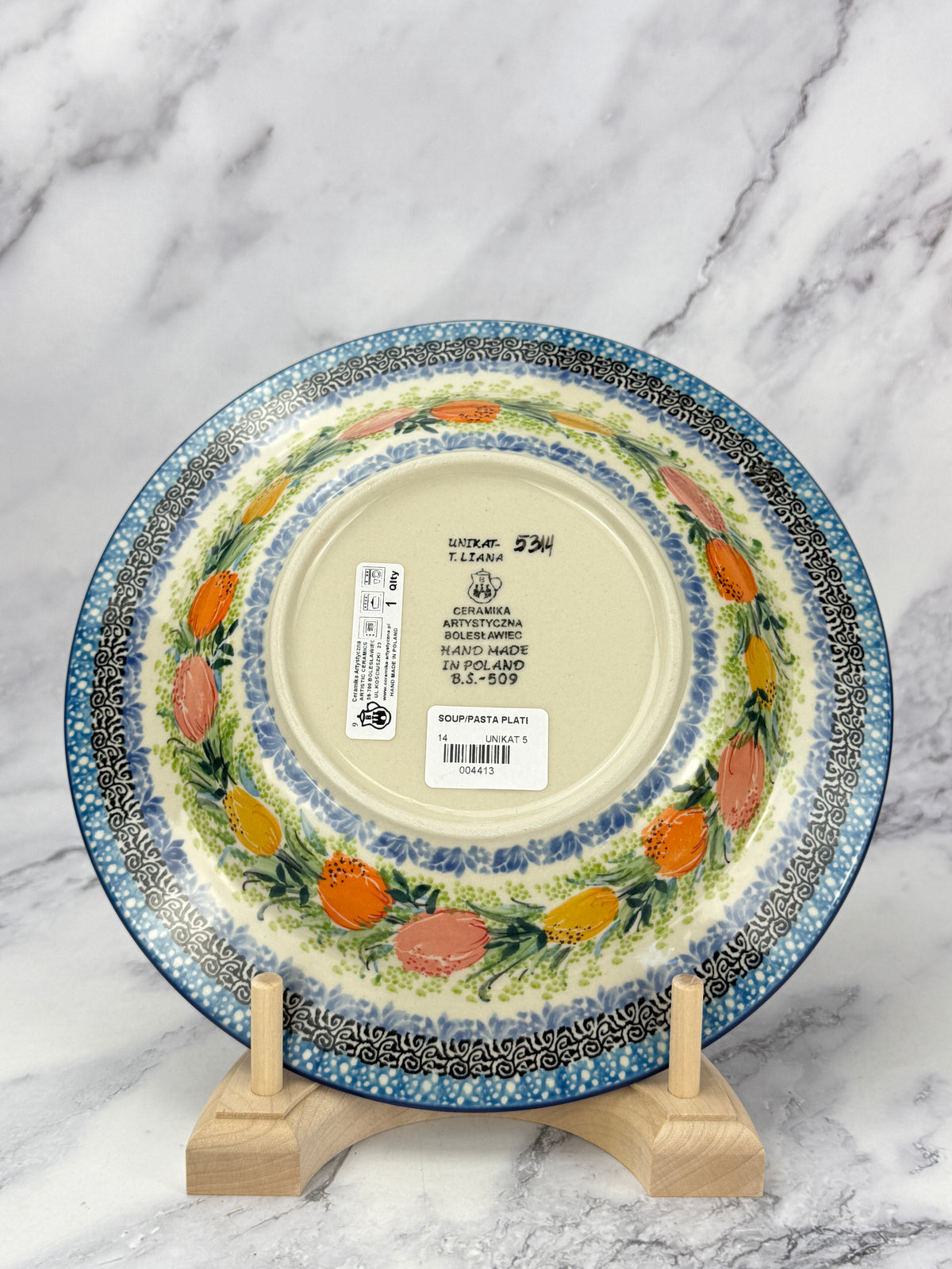 Unikat Soup / Pasta Plate - Shape 14 - Pattern U5314