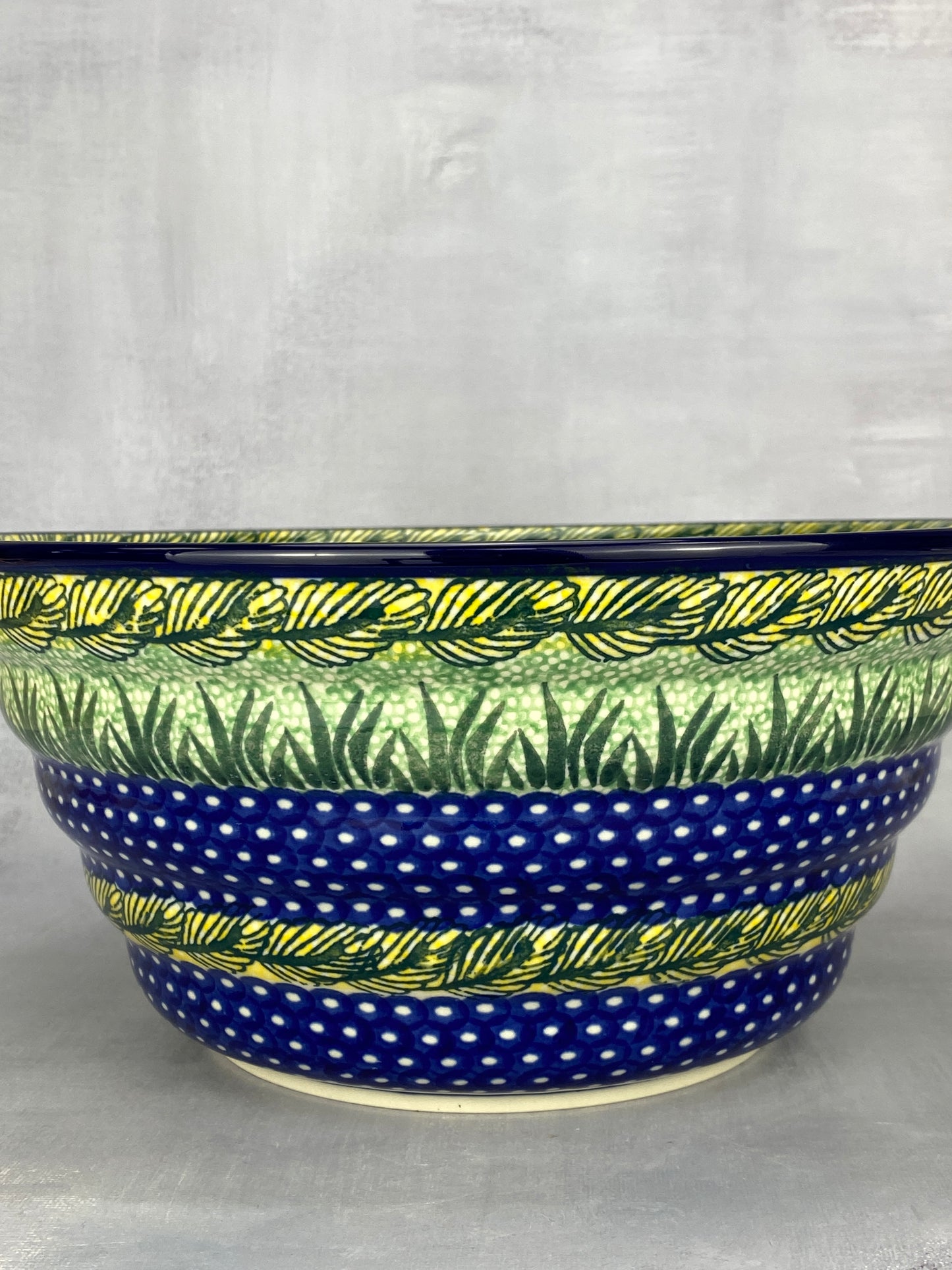 SALE Large Ribbed Unikat Bowl - Shape 802 - Pattern U2663