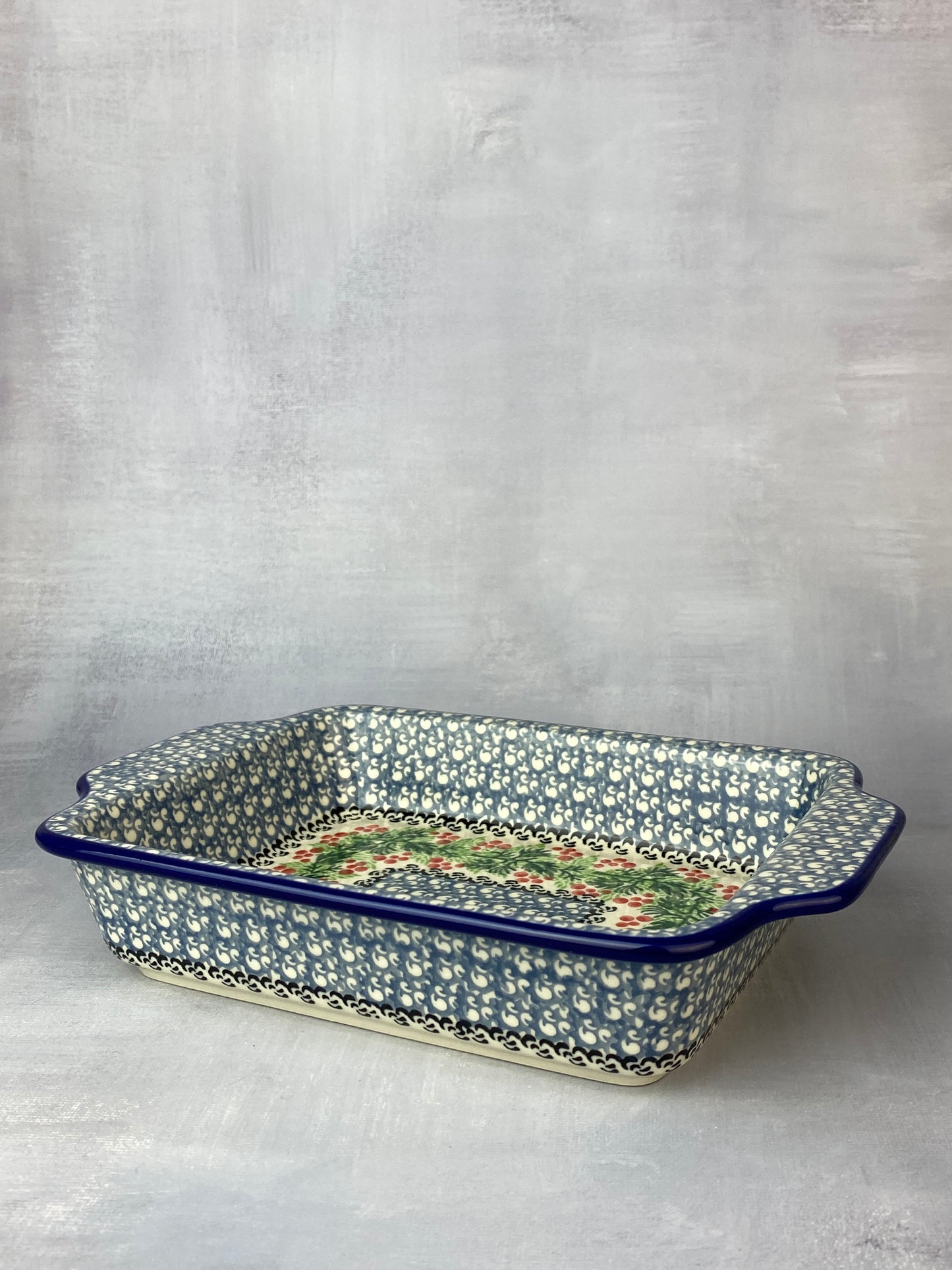 Rectangular Baker with Handles - Shape A84 - Pattern 1734