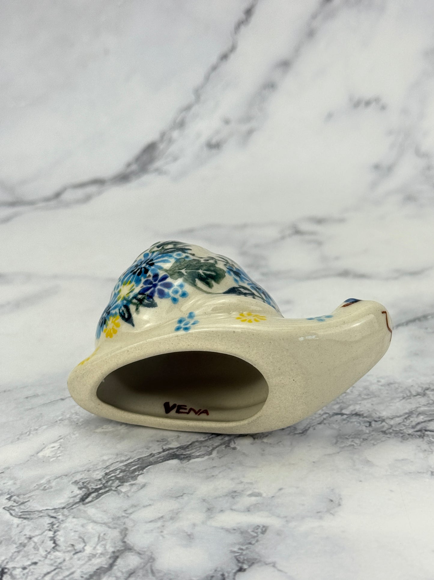 Snail Figurine - Shape V415 - Pattern Sunny Bloom