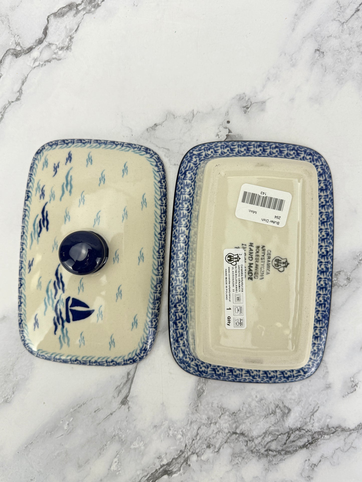 Butter Dish - Shape 294 - Pattern 2931