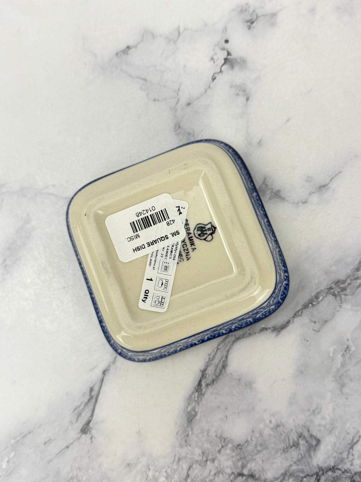 Small Square Dish - Shape 428 - Pattern 1437