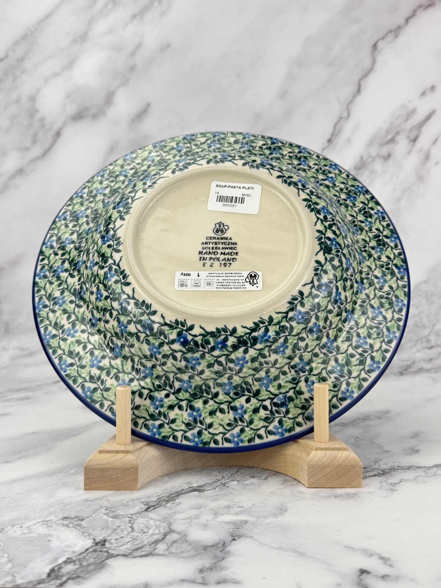 Soup / Pasta Plate - Shape 14 - Pattern 3249