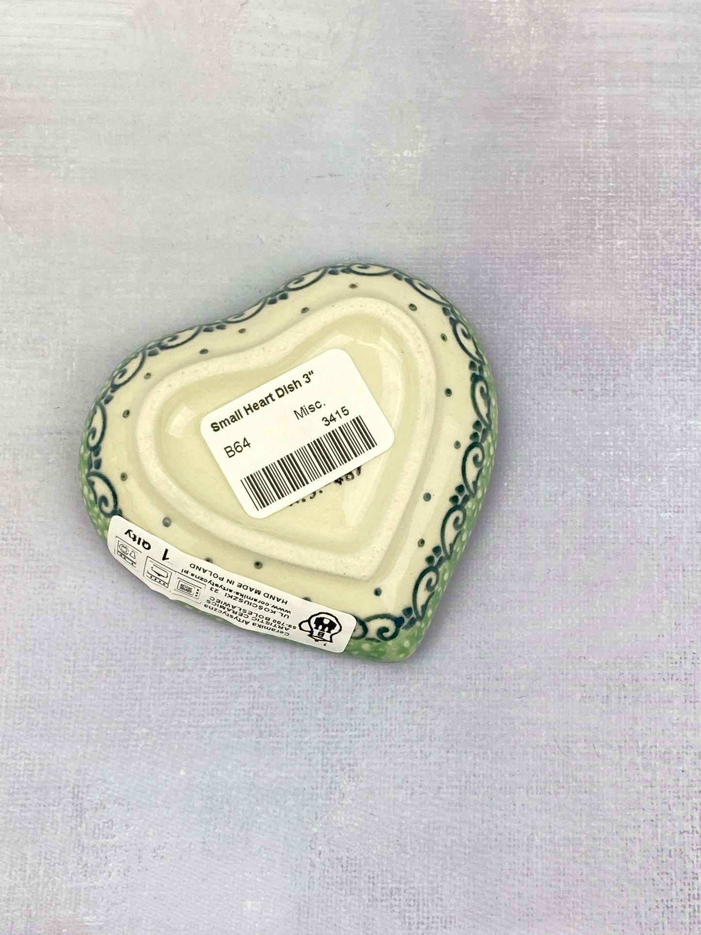 Heart Dish - Shape B64 - Pattern 2669