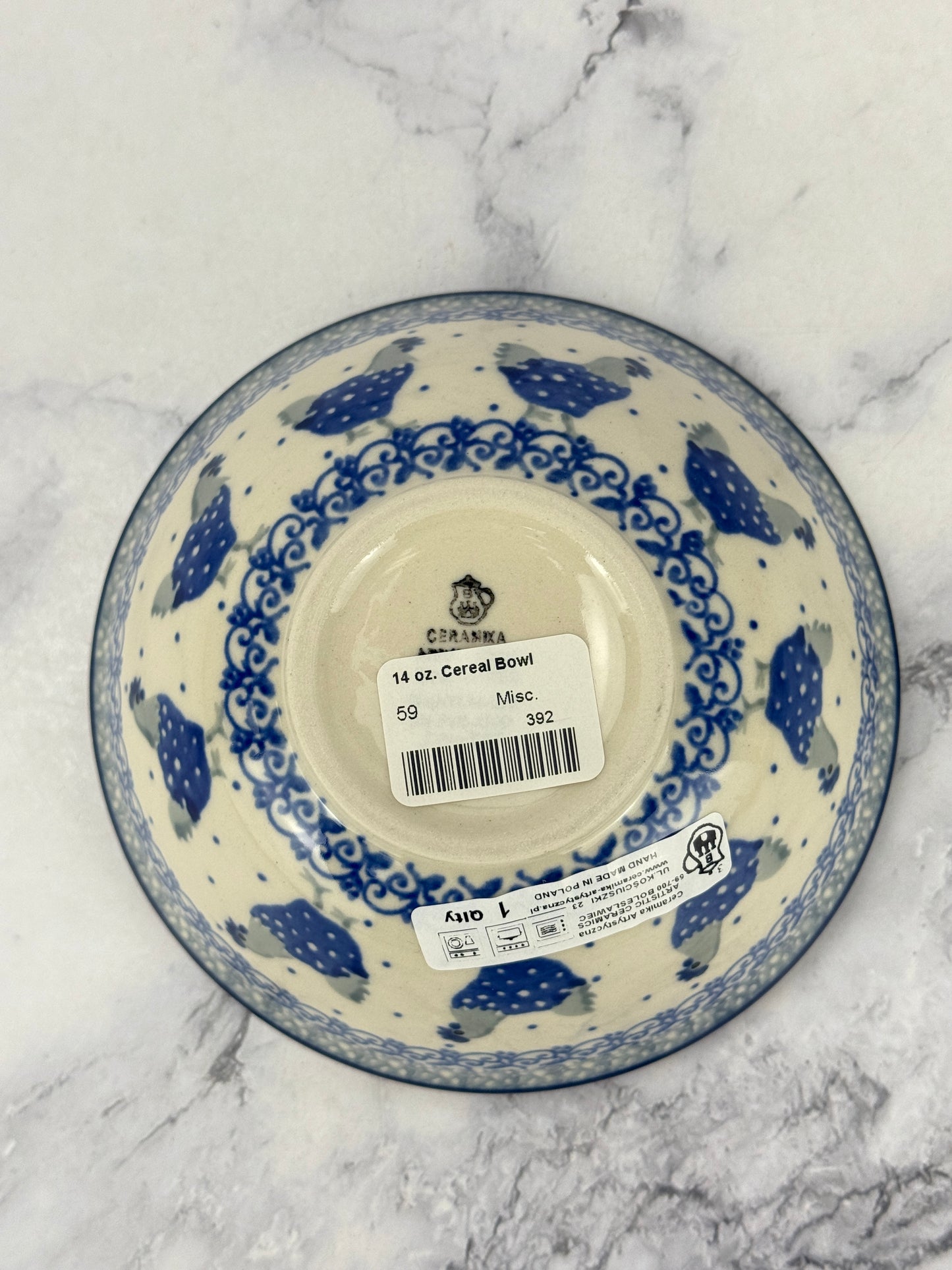 Small Cereal Bowl - Shape 59 - Pattern 2597