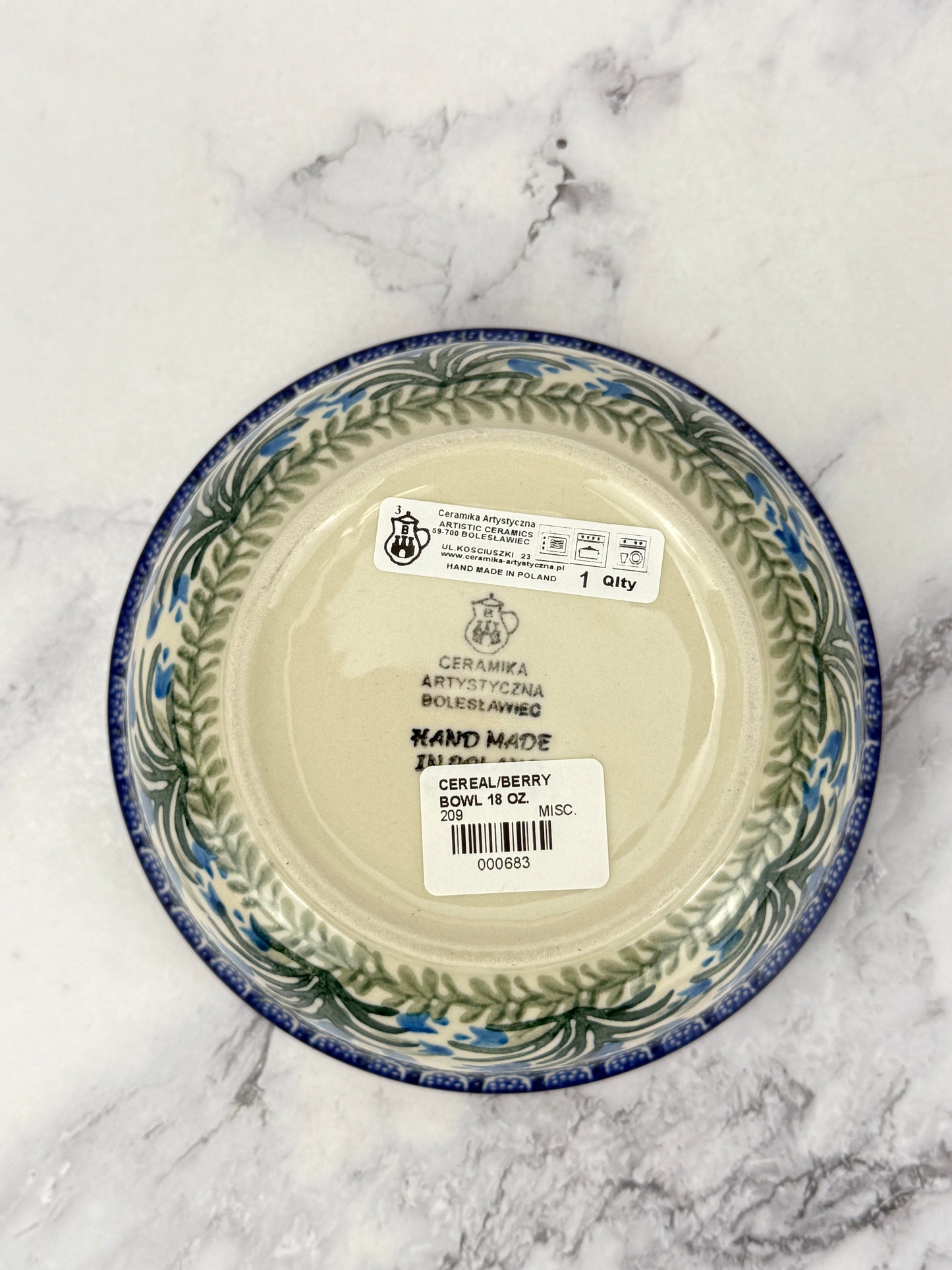 Cereal / Berry Bowl - Shape 209 - Pattern 1432