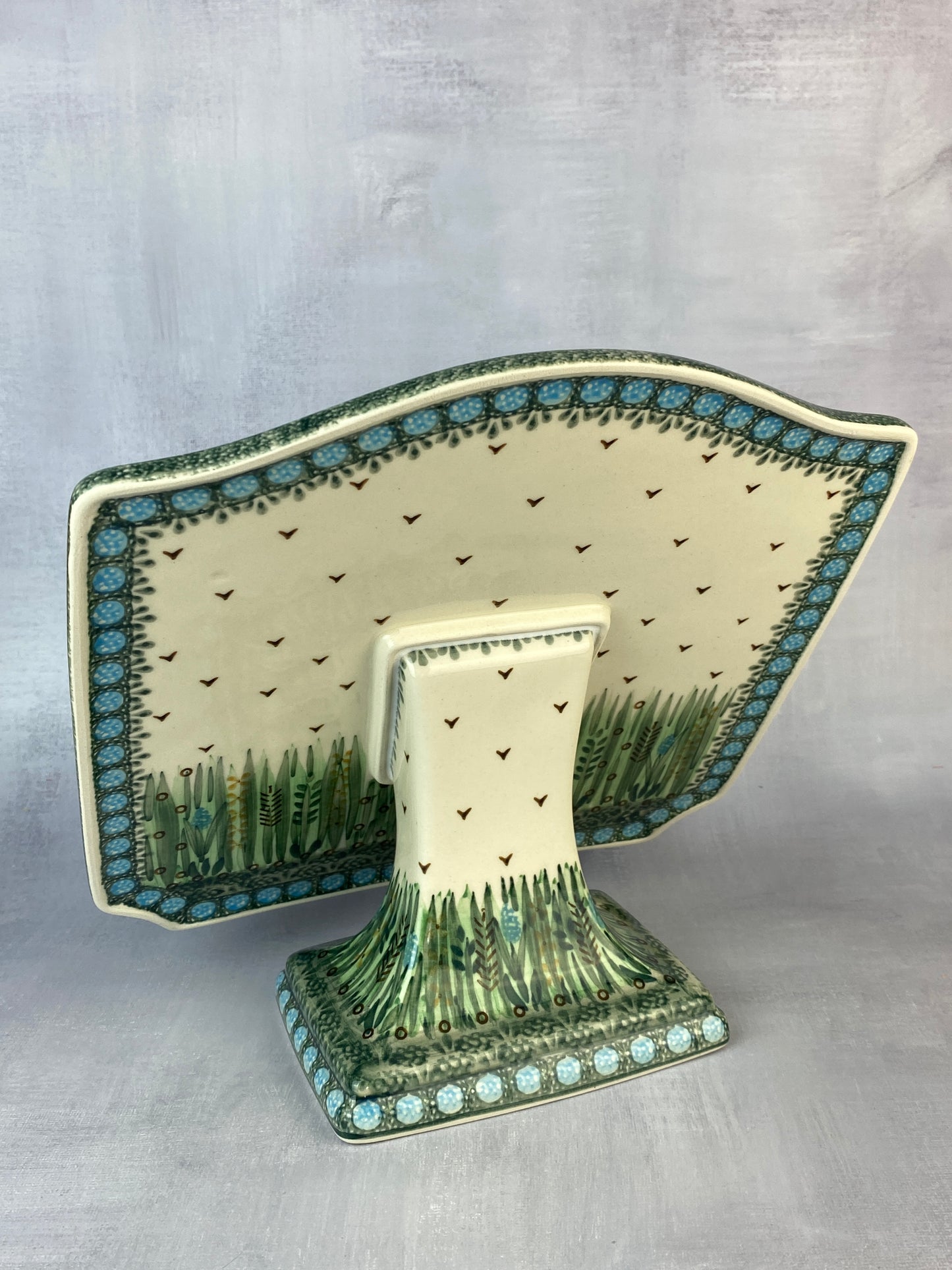 SALE Unikat Cookbook / Tablet Stand - Shape 881 - Pattern U803