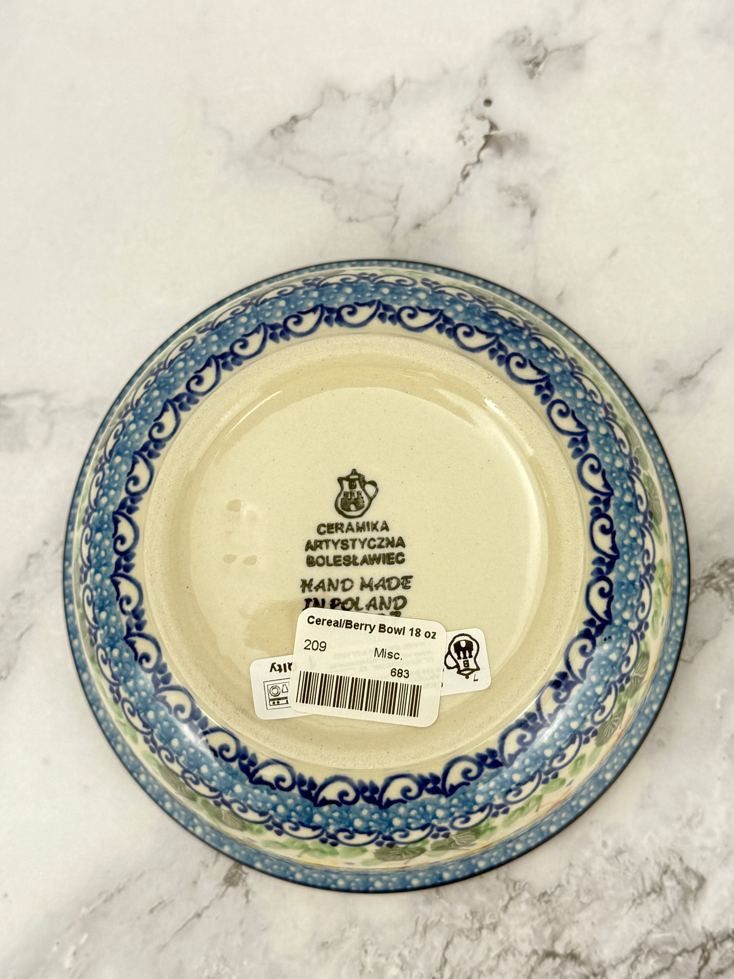 Cereal / Berry Bowl - Shape 209 - Pattern 2753
