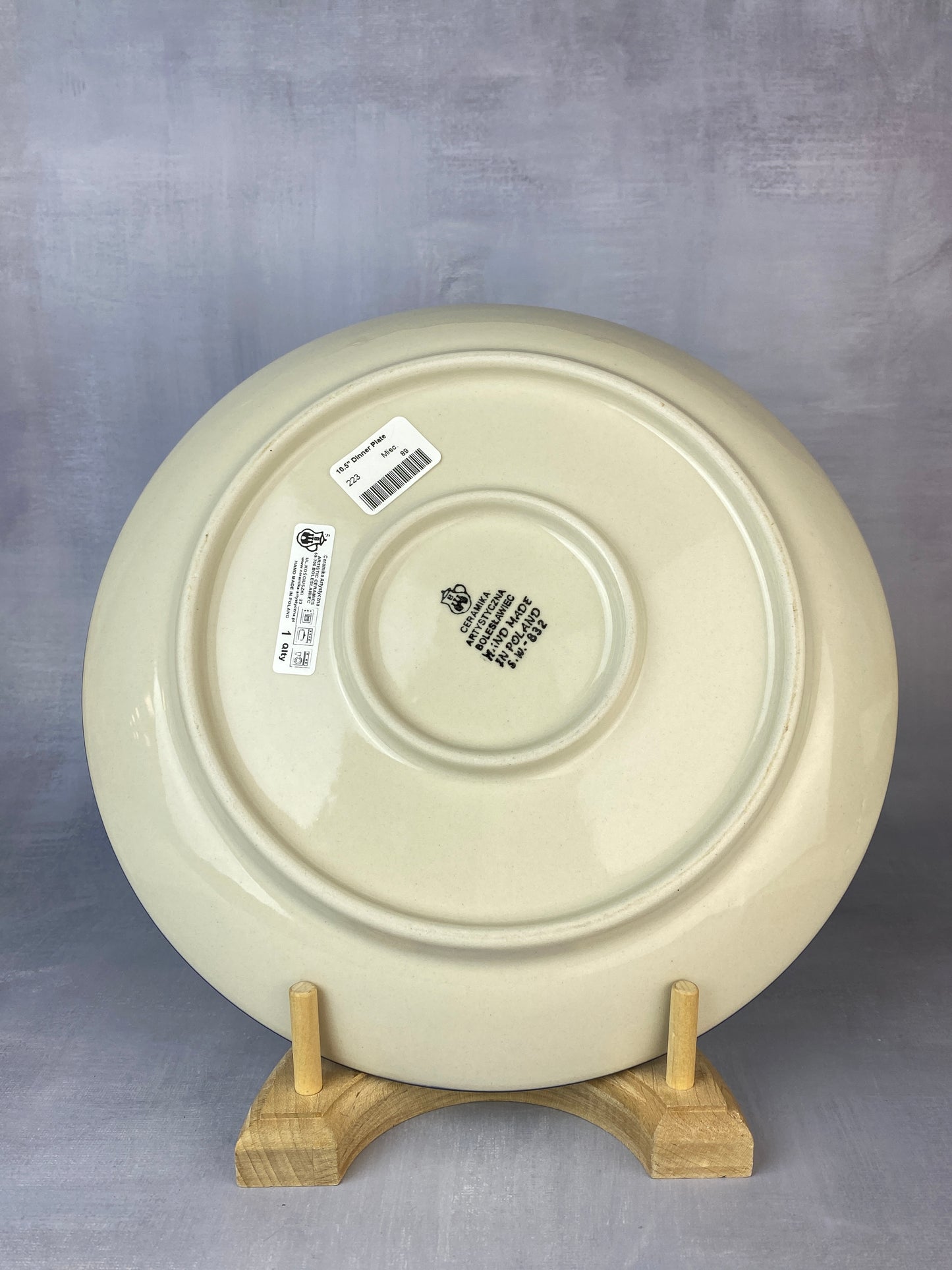 10.5" Dinner Plate - Shape 223 - Pattern 2785