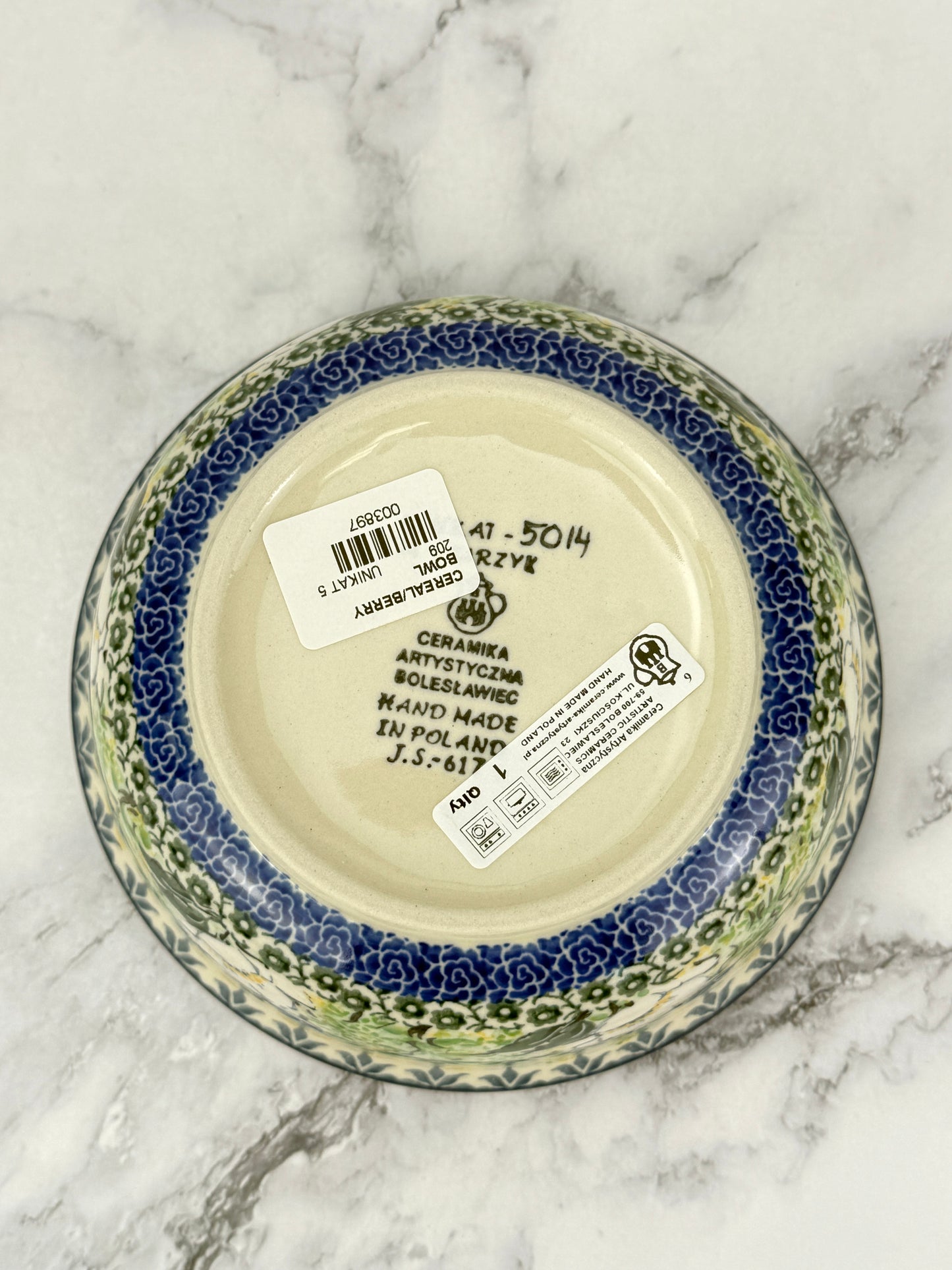 Unikat Cereal Bowl - Shape 209 - Pattern U5014