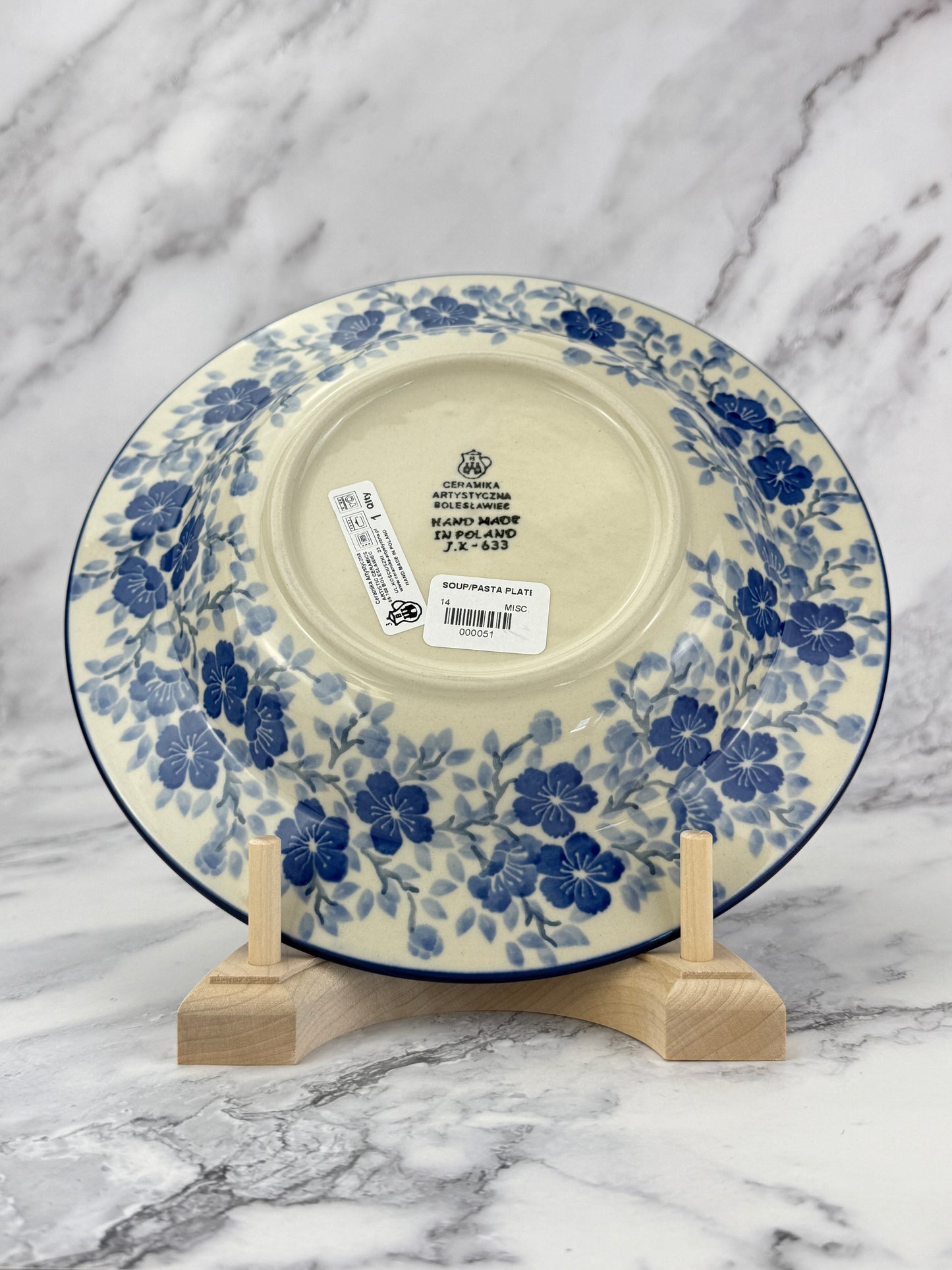 Soup / Pasta Plate - Shape 14 - Pattern 3428