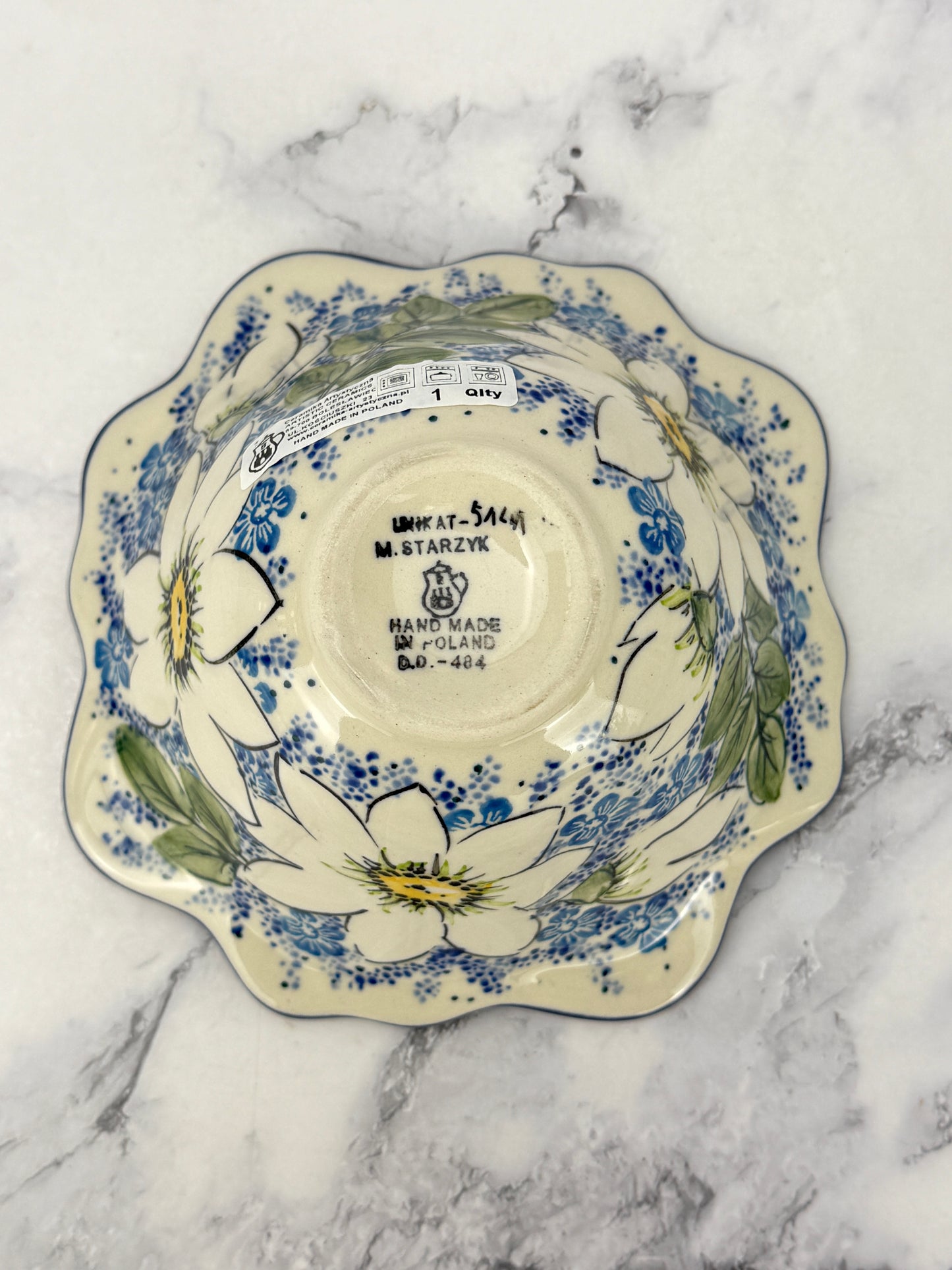 Small Flared Unikat Bowl - Shape A80 - Pattern U5141