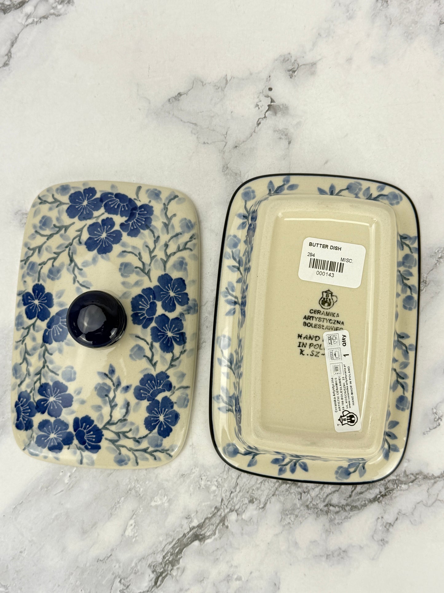 Butter Dish - Shape 294 - Pattern 3428