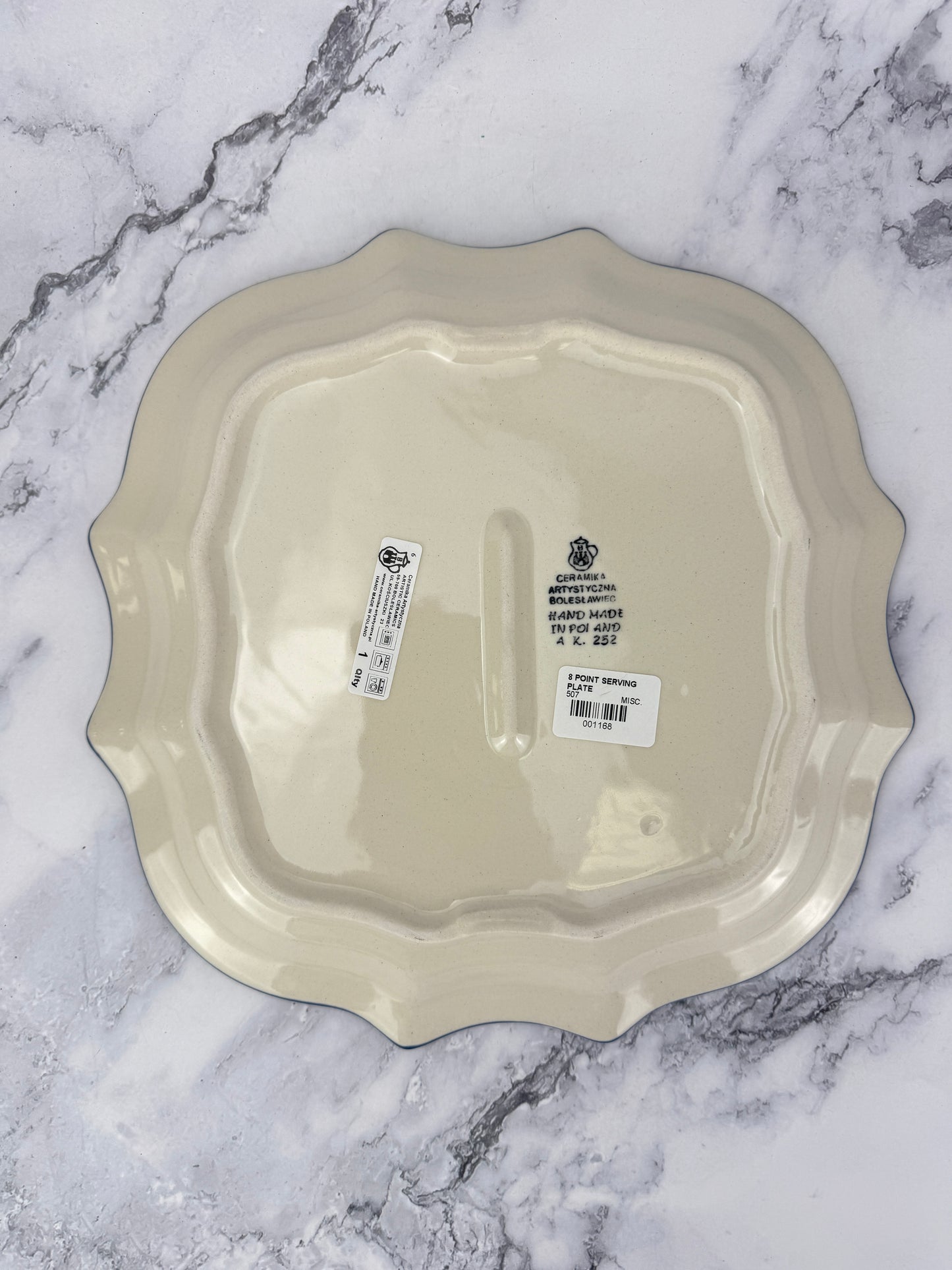 8 Pointed Platter/ Plate - Shape 507 - Pattern 2089