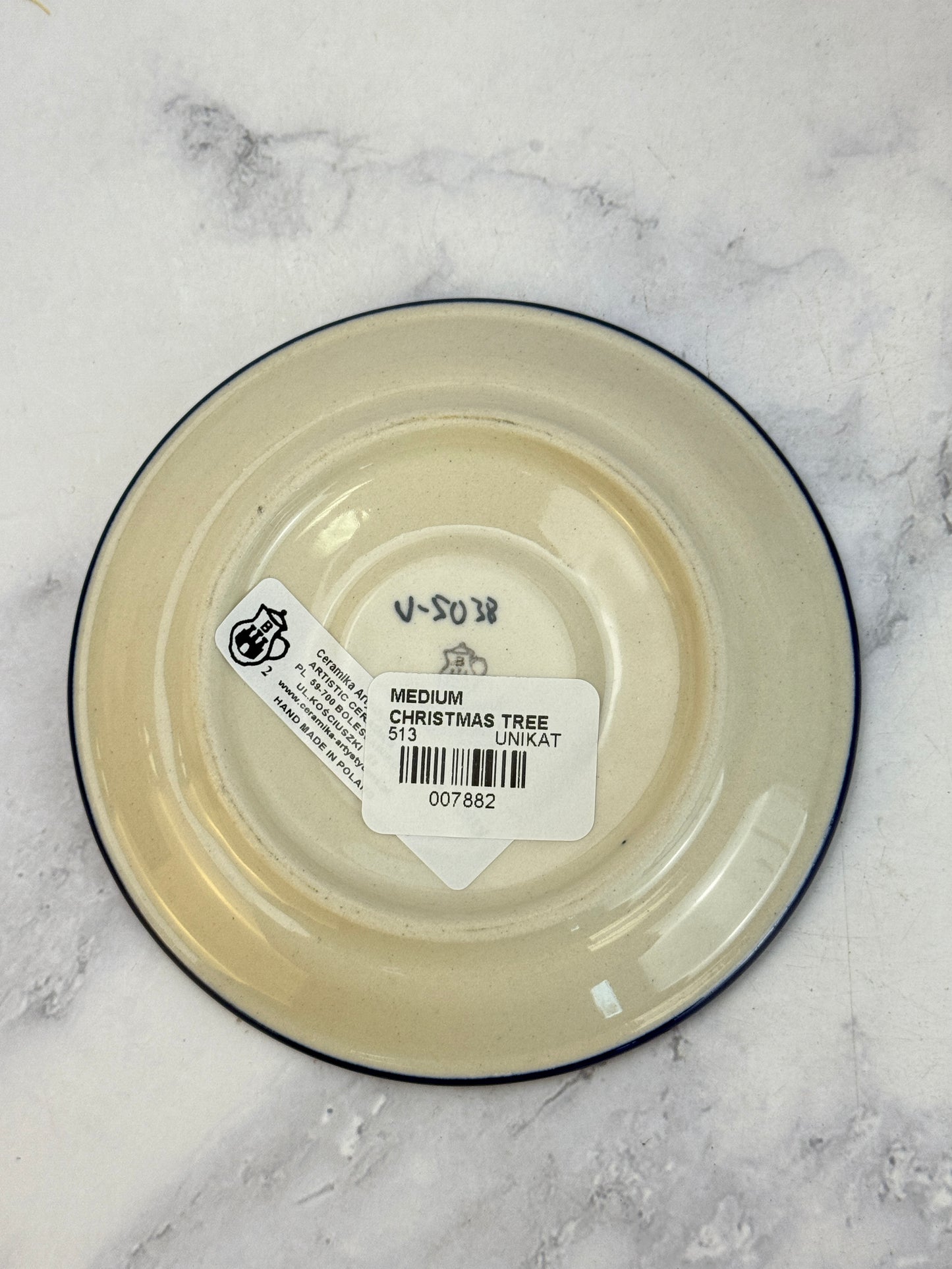 Medium Unikat Christmas Tree - Shape 513 - Pattern U5038