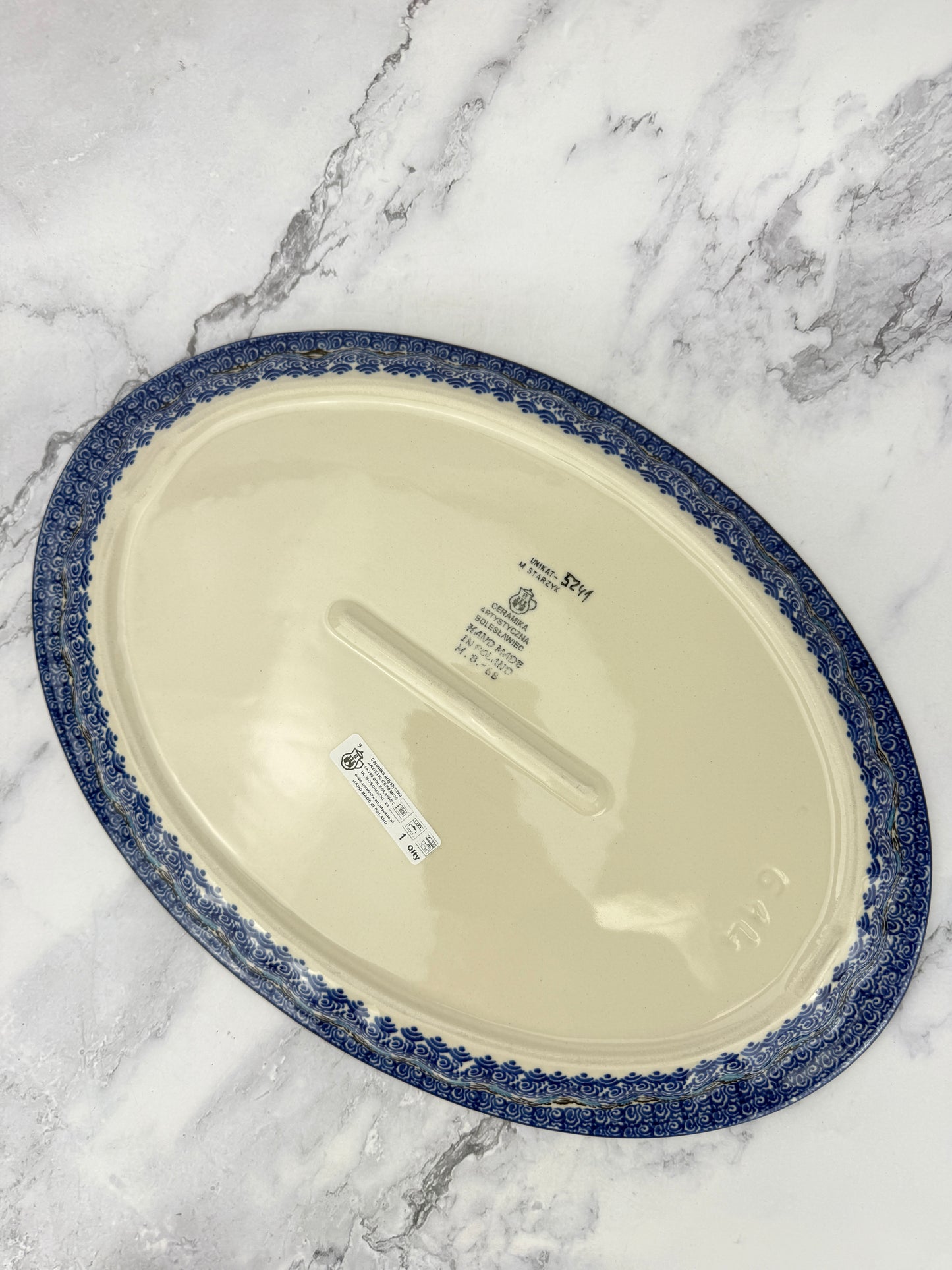Unikat Oval Platter - Shape 614 - Pattern U5241