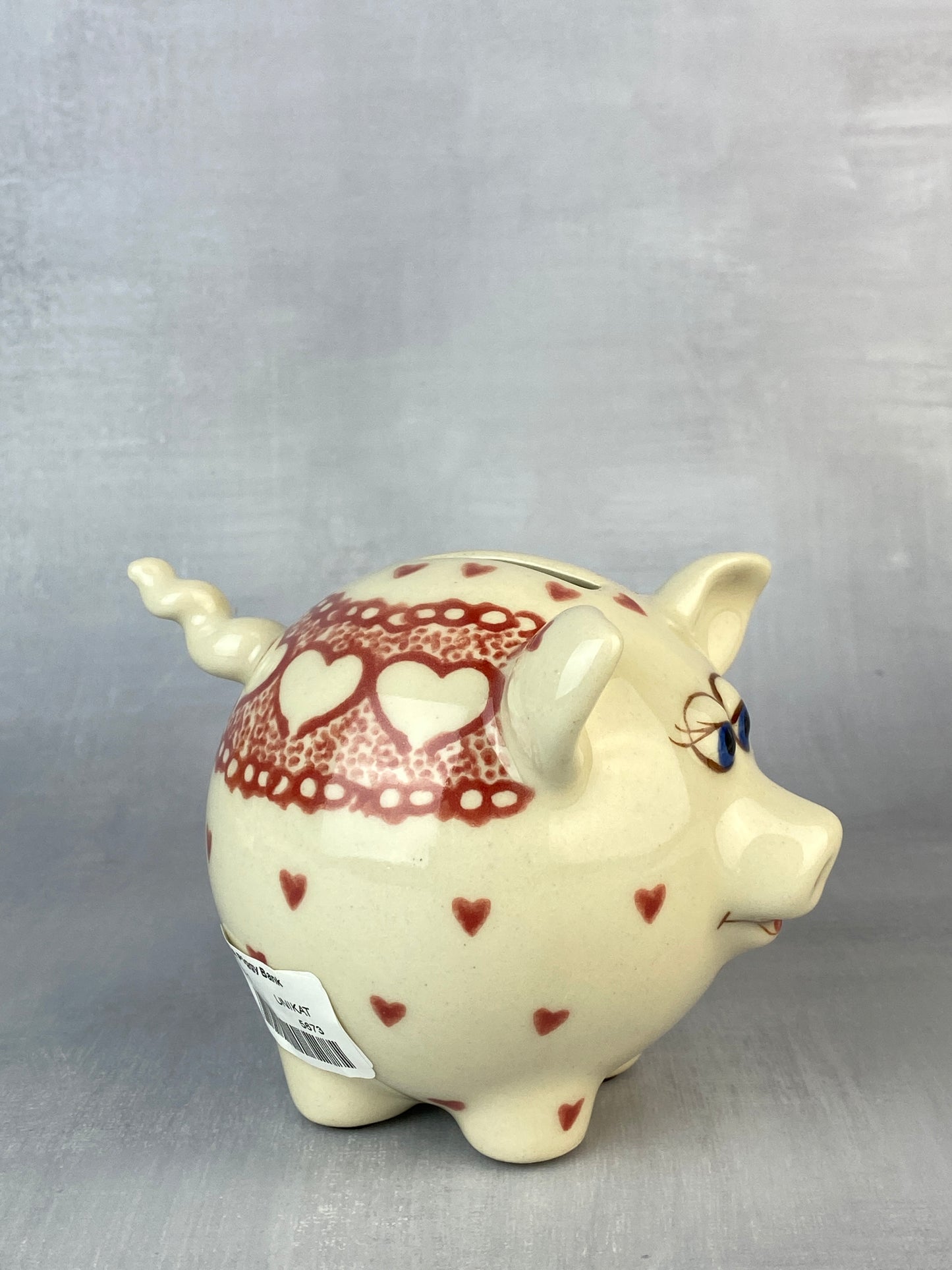 Vena Piggy Bank - Shape V371 - Hearts