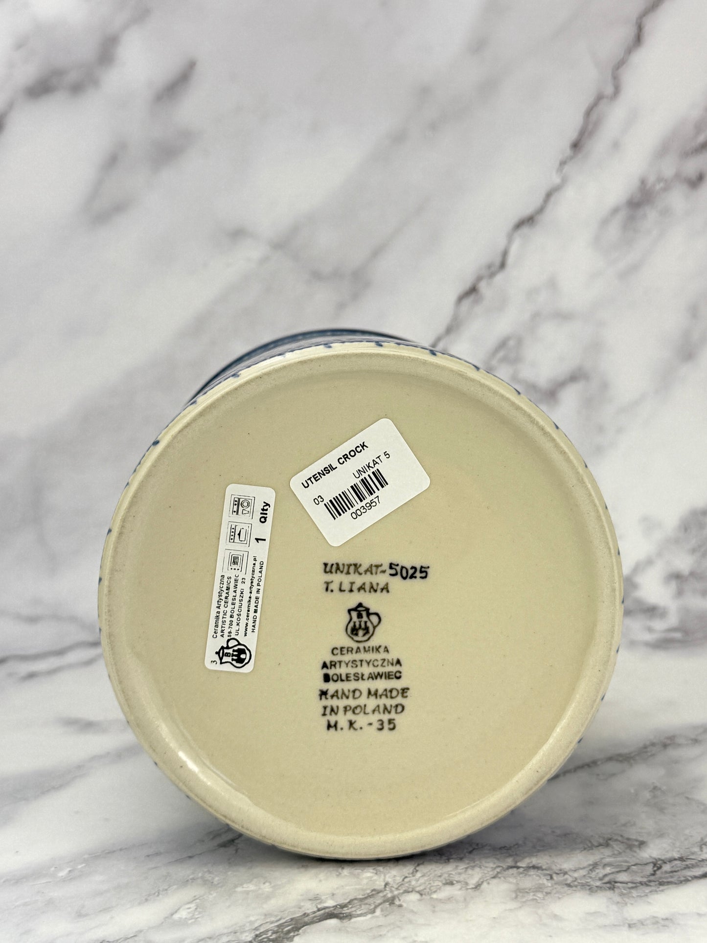 Unikat Utensil Crock - Shape 03 - Pattern U5025