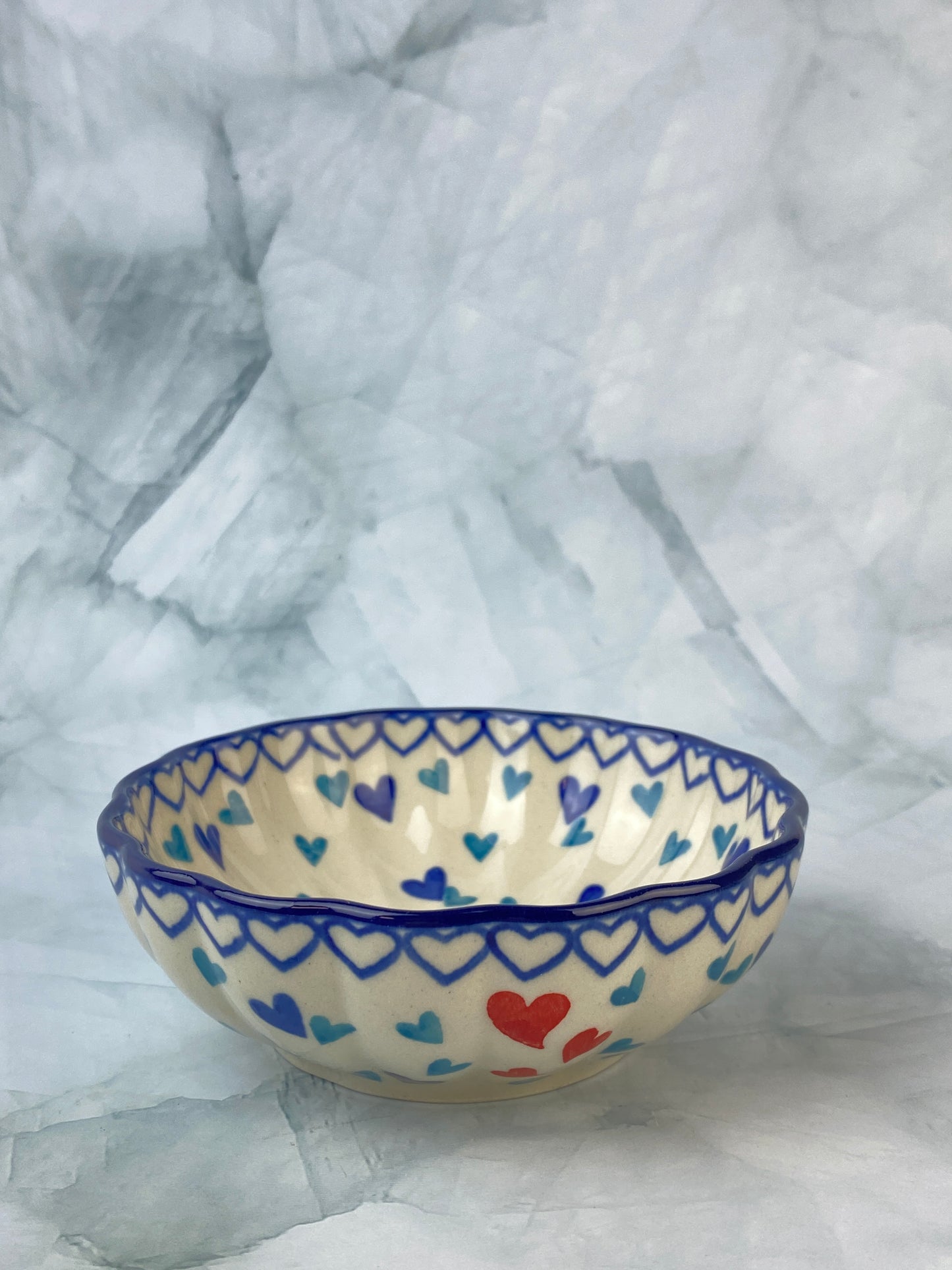 SALE 4.5" Scalloped Bowl - Shape 23 - Pattern 2878