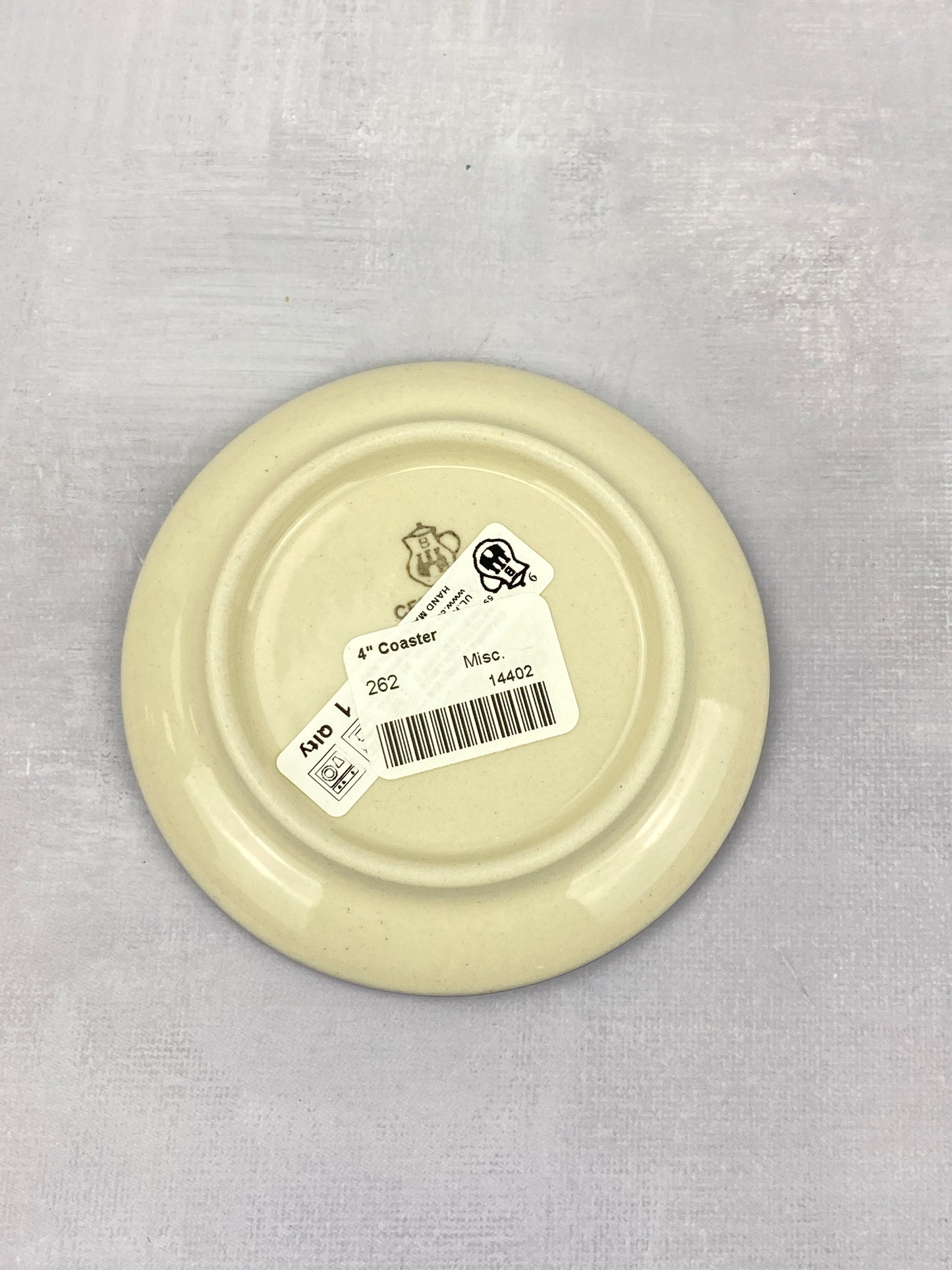 SALE 4” Coaster - Shape 262 - Pattern 2876