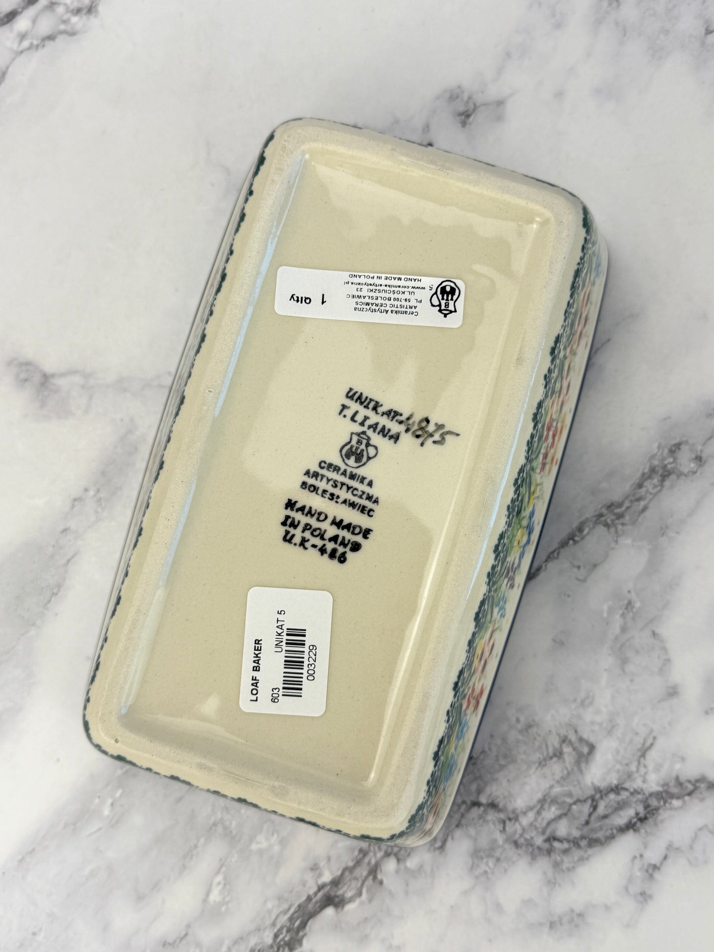 Unikat Loaf Baker - Shape 603 - Pattern U4875