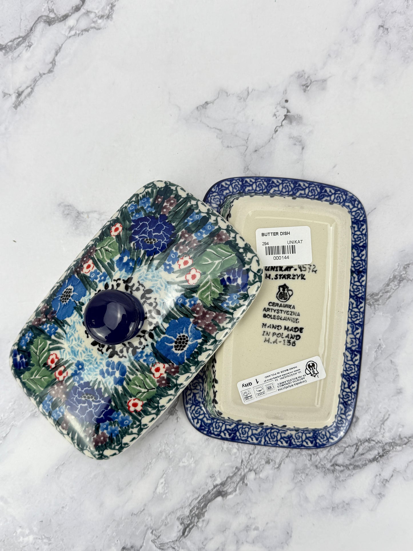 Unikat Butter Dish - Shape 294 - Pattern U4572