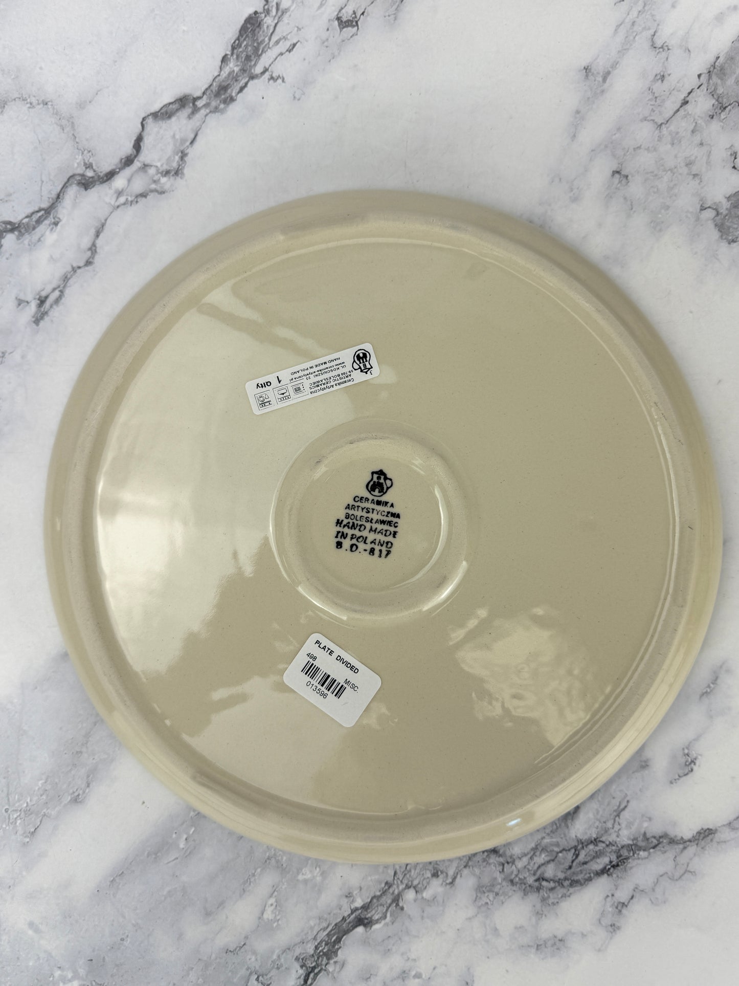 Large Divided Dish - Shape 498 - Pattern 3428