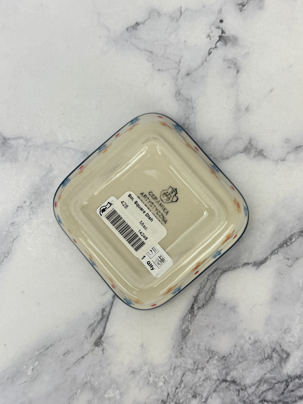 Small Square Dish - Shape 428 - Pattern 2225