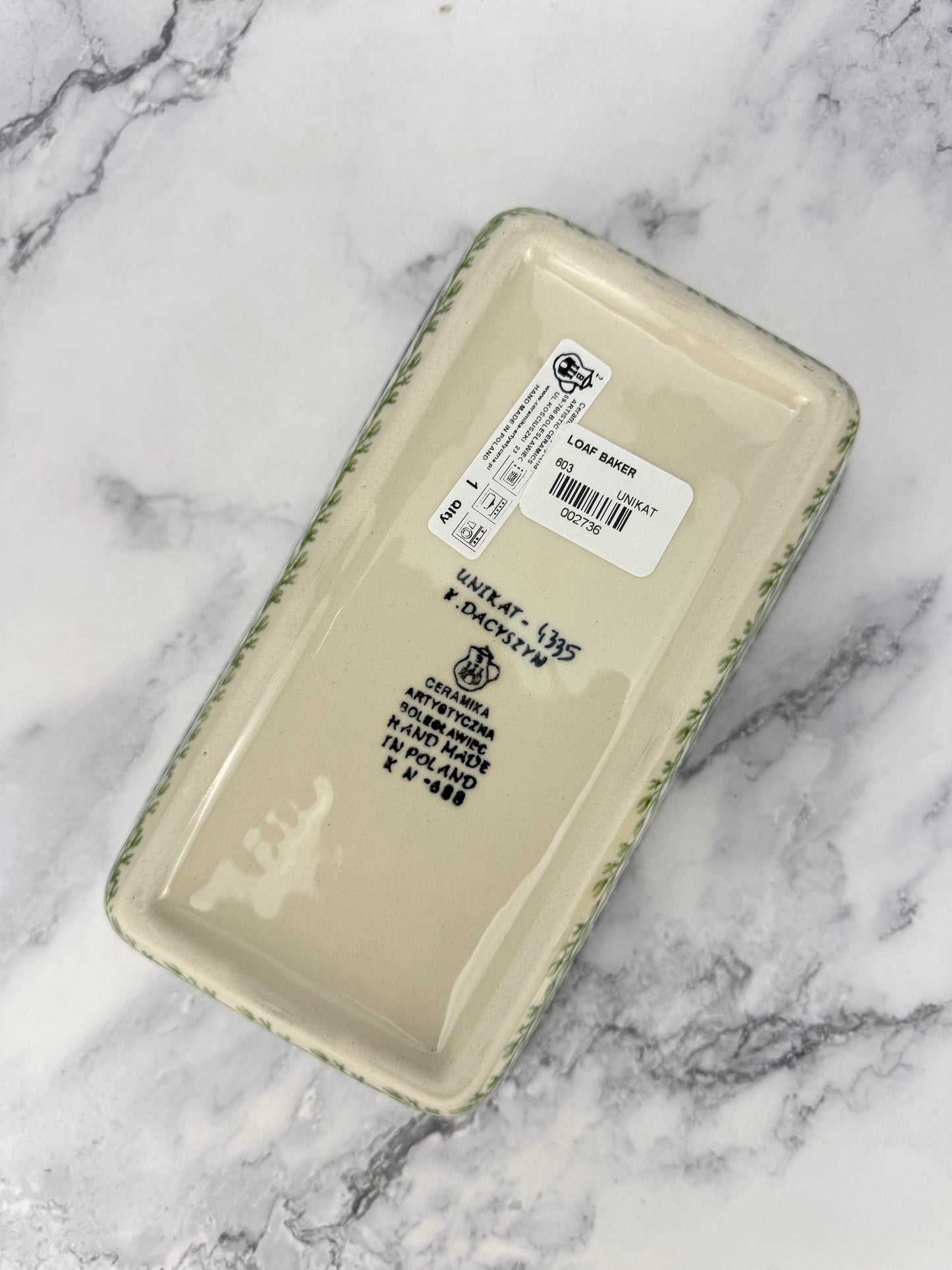 Unikat Loaf Baker - Shape 603 - Pattern U4335