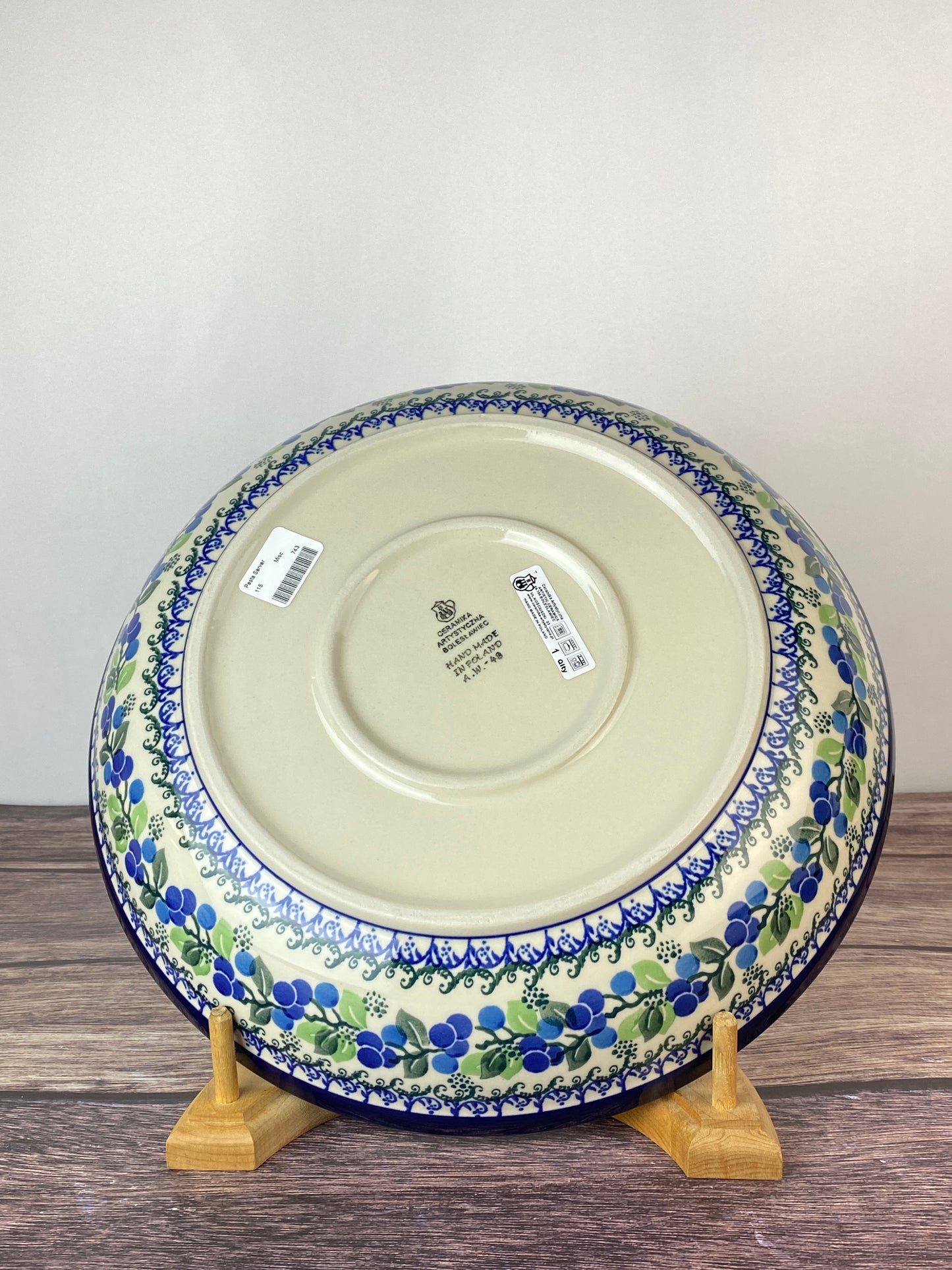 Pasta Server / Wide Shallow Bowl - Shape 115 - Pattern 1416