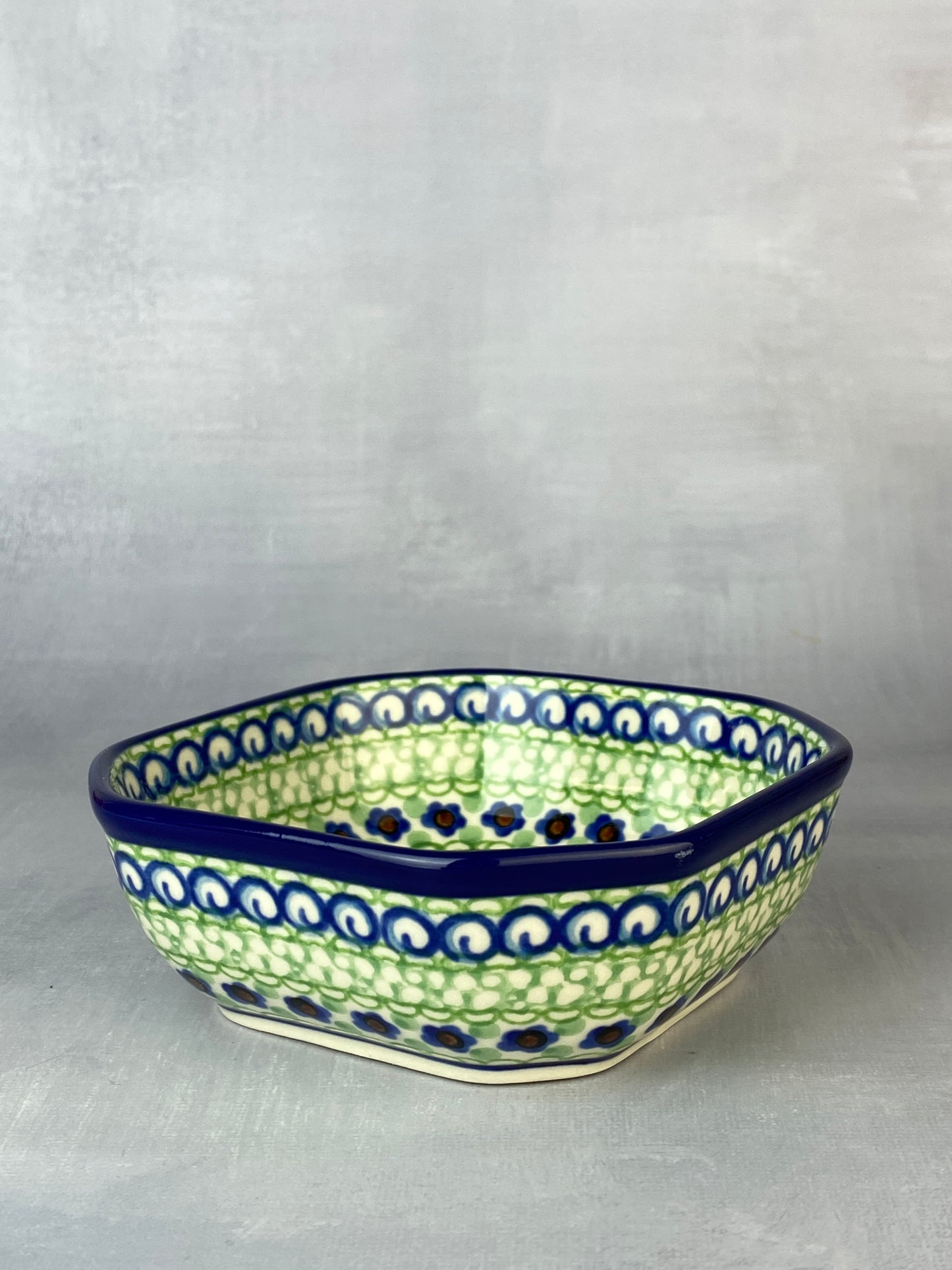 Small Unikat Square Ramekin/ Dish- Shape 516 - Pattern U408D
