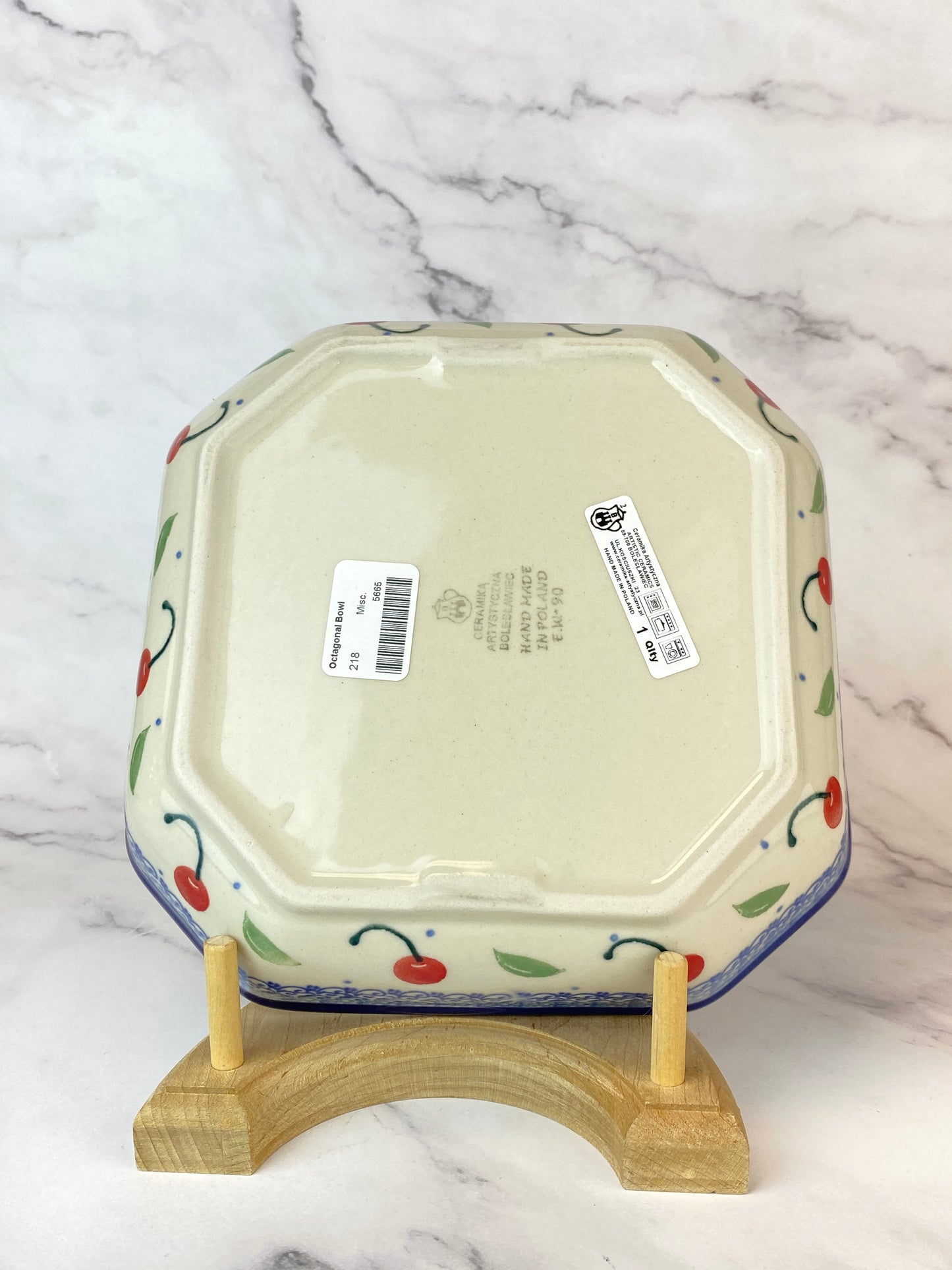 Octagonal Bowl - Shape 218 - Pattern 2715