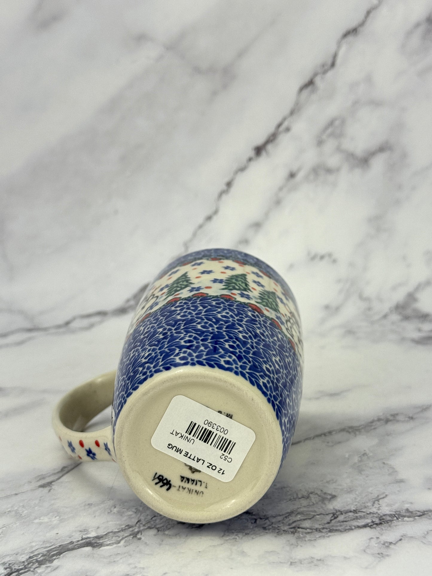 12oz Unikat Latte Mug - Shape C52 - Pattern U4661