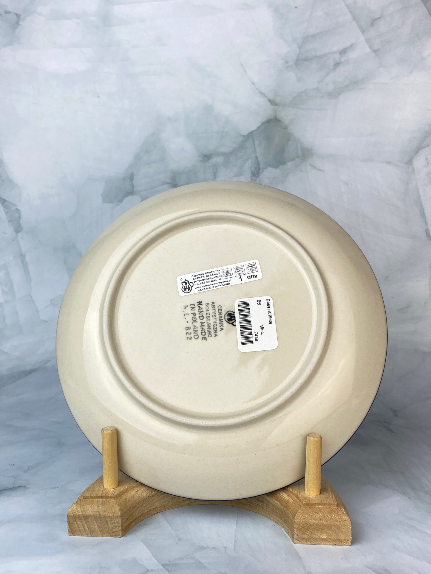 8” Dessert Plate - Shape 86 - Pattern 2974