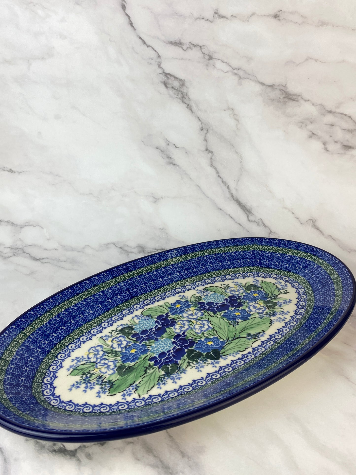 Large Unikat Oval Platter - Shape 205 - Pattern U5138