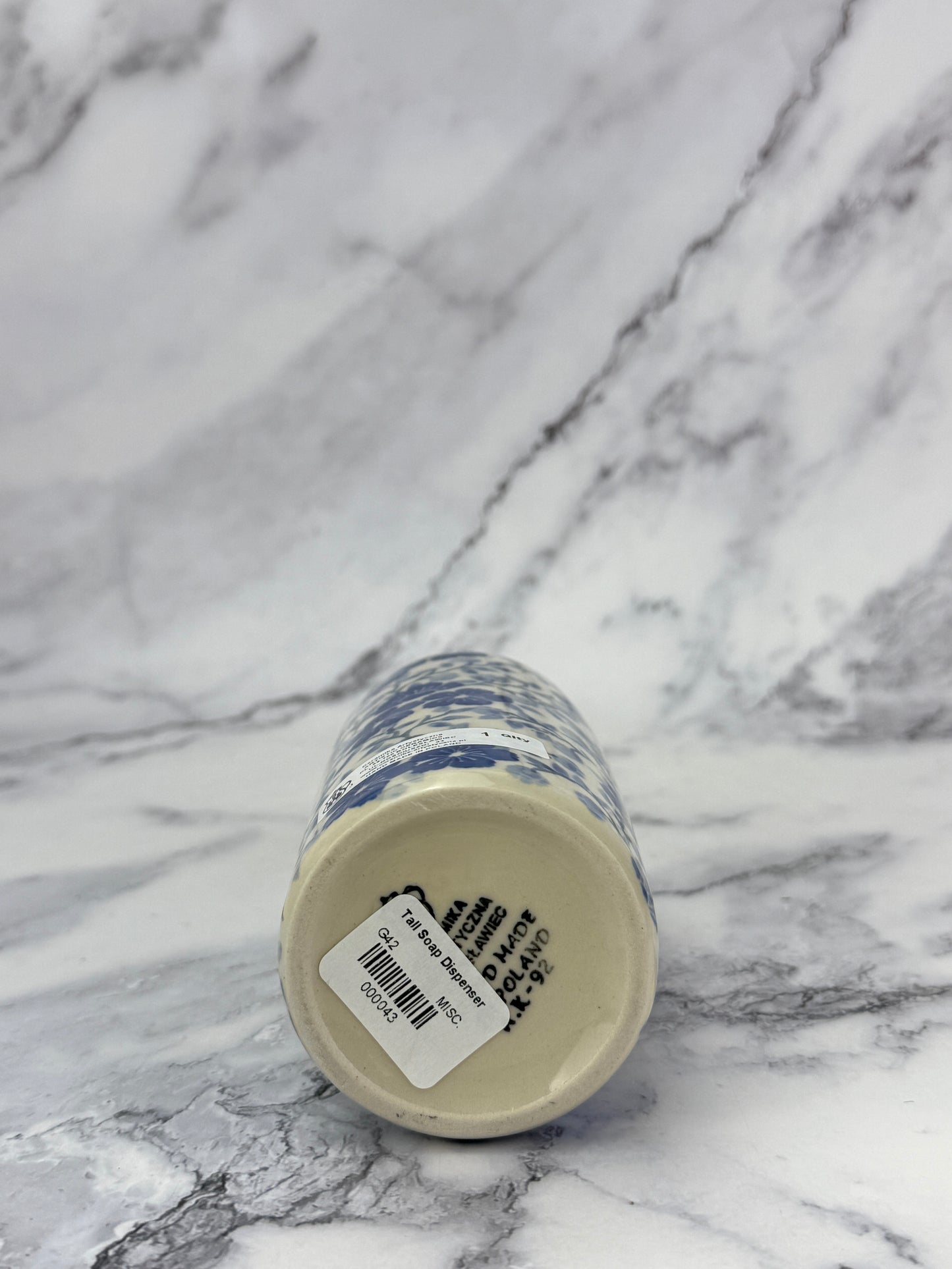 Tall Soap Dispenser - Shape G42 - Pattern 3428