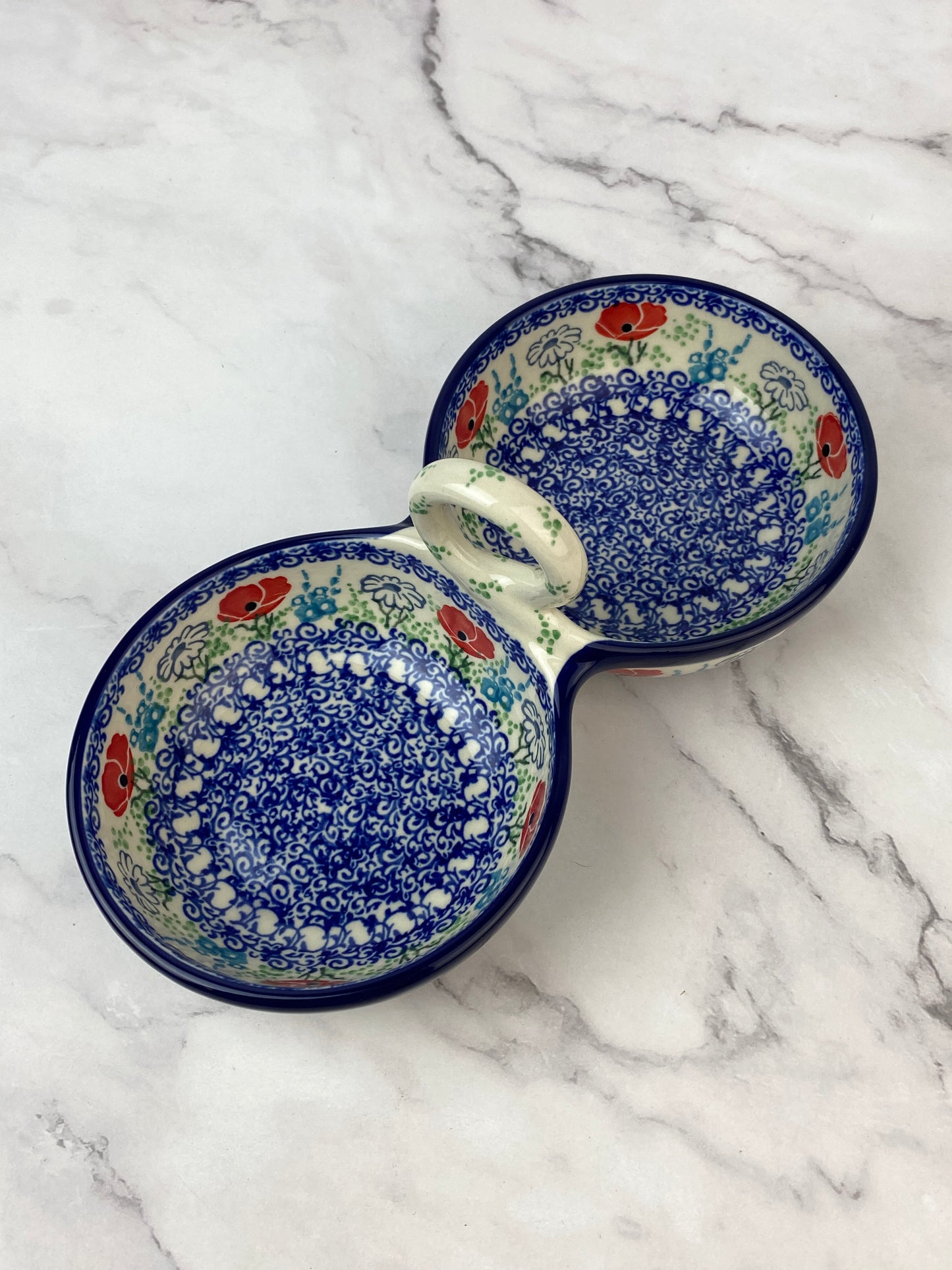 Two Part Divided Dish - Shape 942 - Pattern 2901