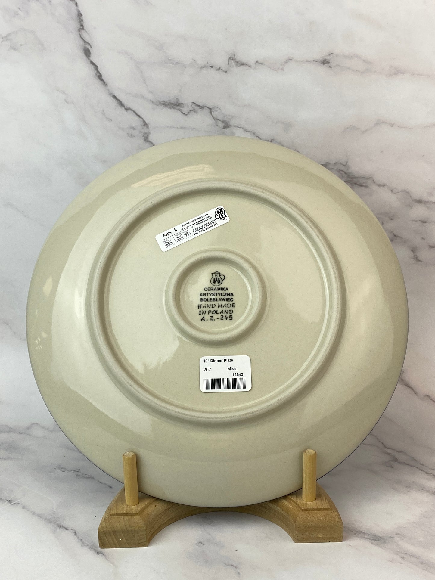 10" Dinner Plate - Shape 257 - Pattern 2785