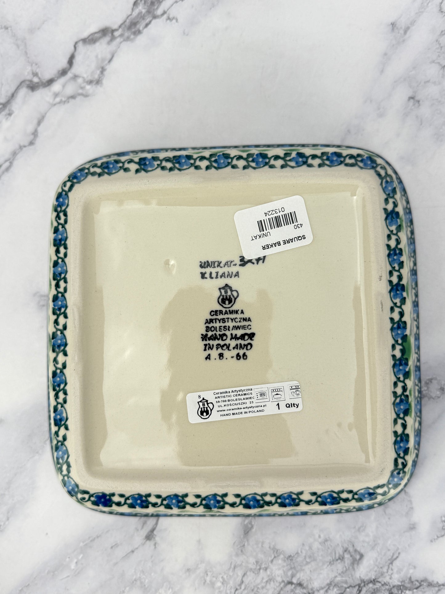 Square Unikat Baker - Shape 430 - Pattern U3271