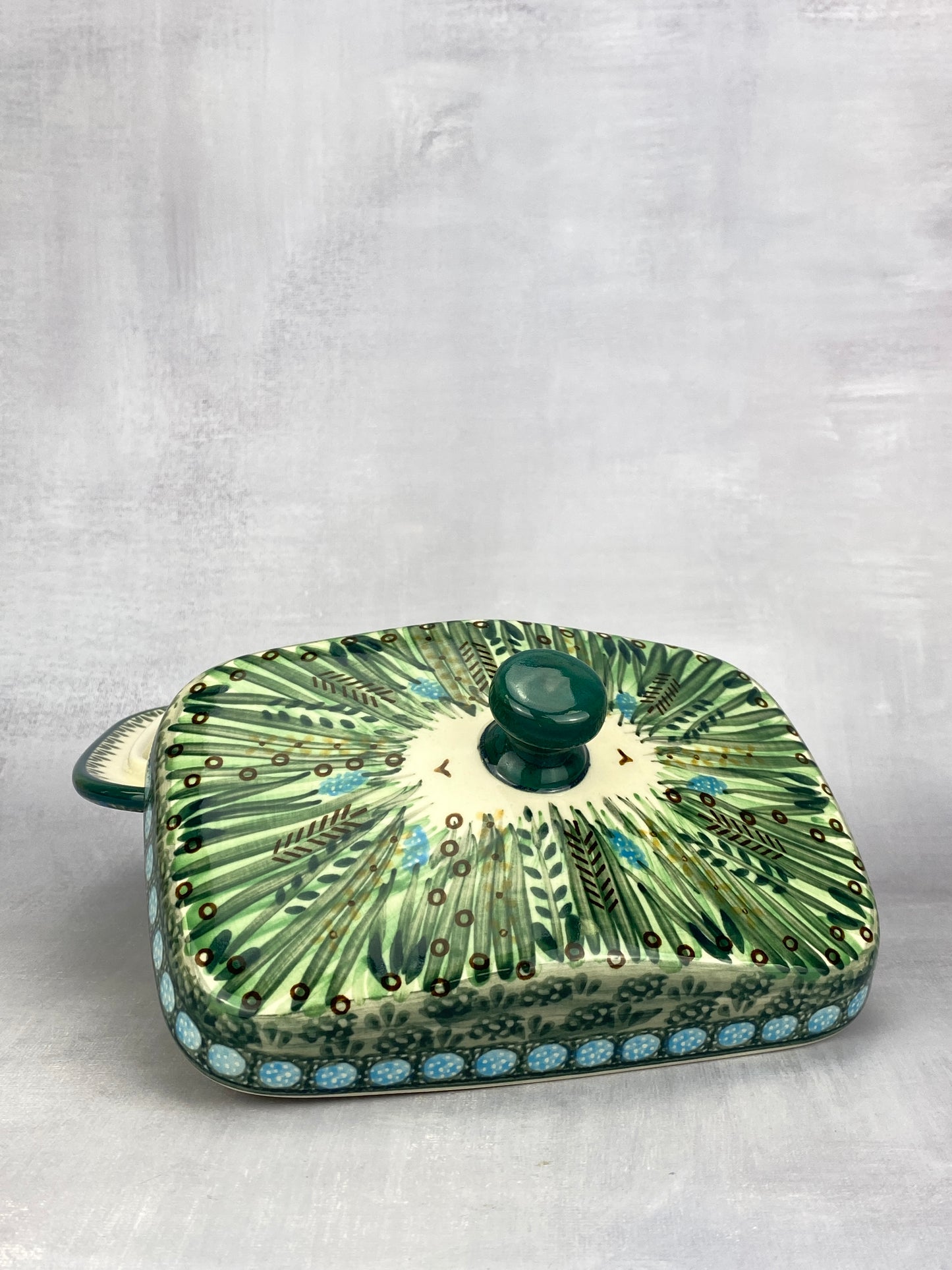 SALE Small Rectangular Unikat Covered Baker - Shape F09 - Pattern U803